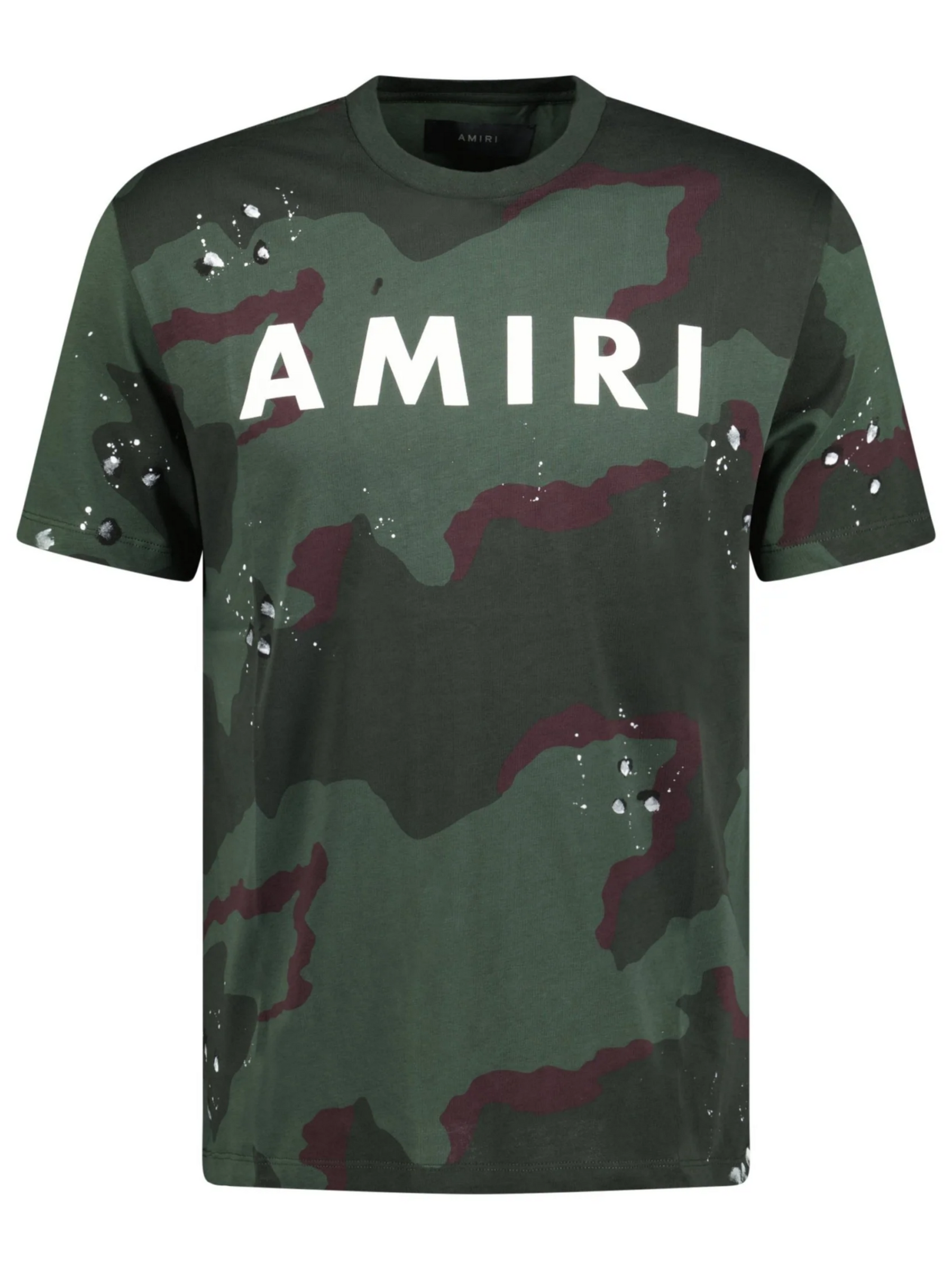 AMIRI ARMY LOGO TEE CAMO
