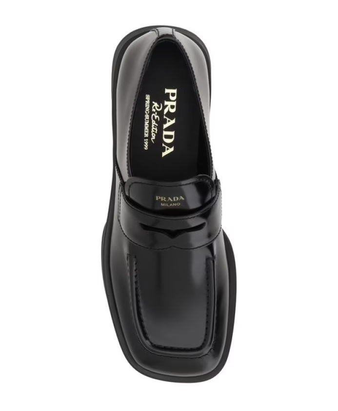 Prada Elegant Leather Loafers