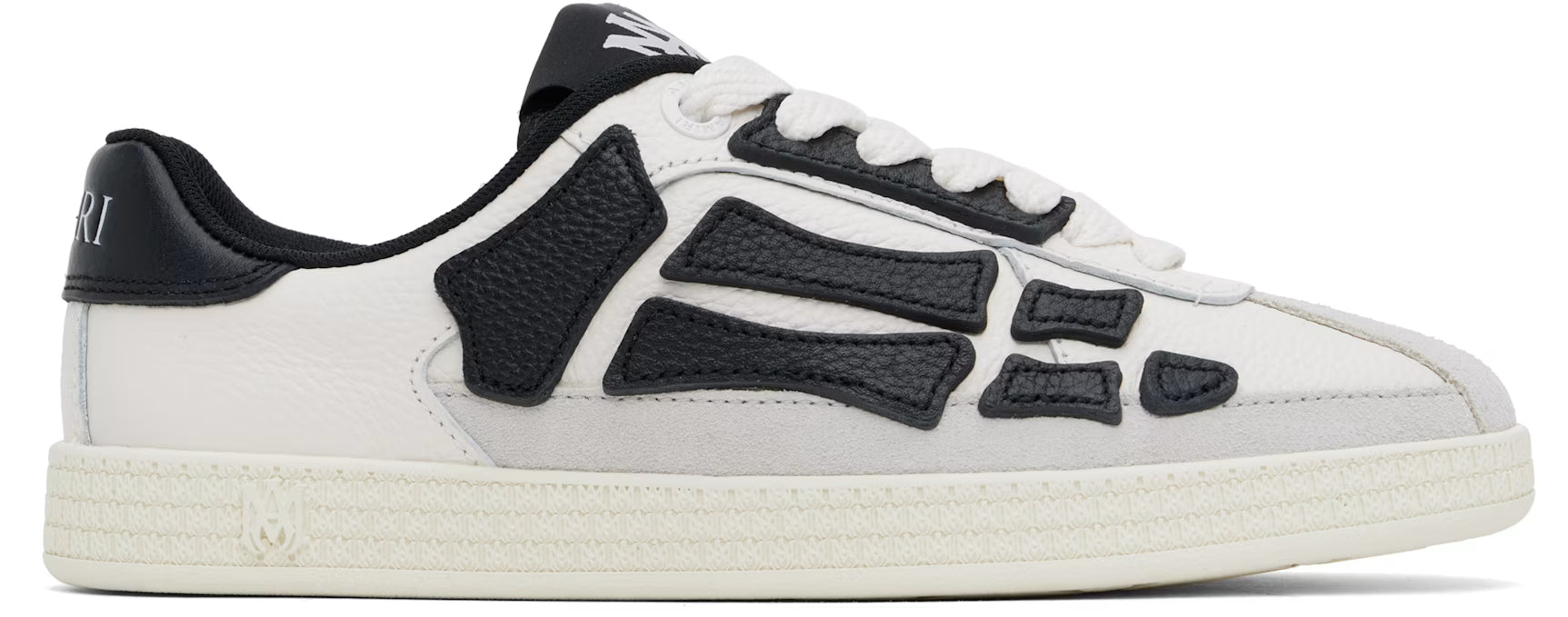 Amiri Women Black & White Pacific Bones Sneakers