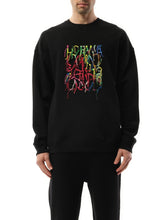 Abstract Anagram Sweatshirt in Black/Multicolour