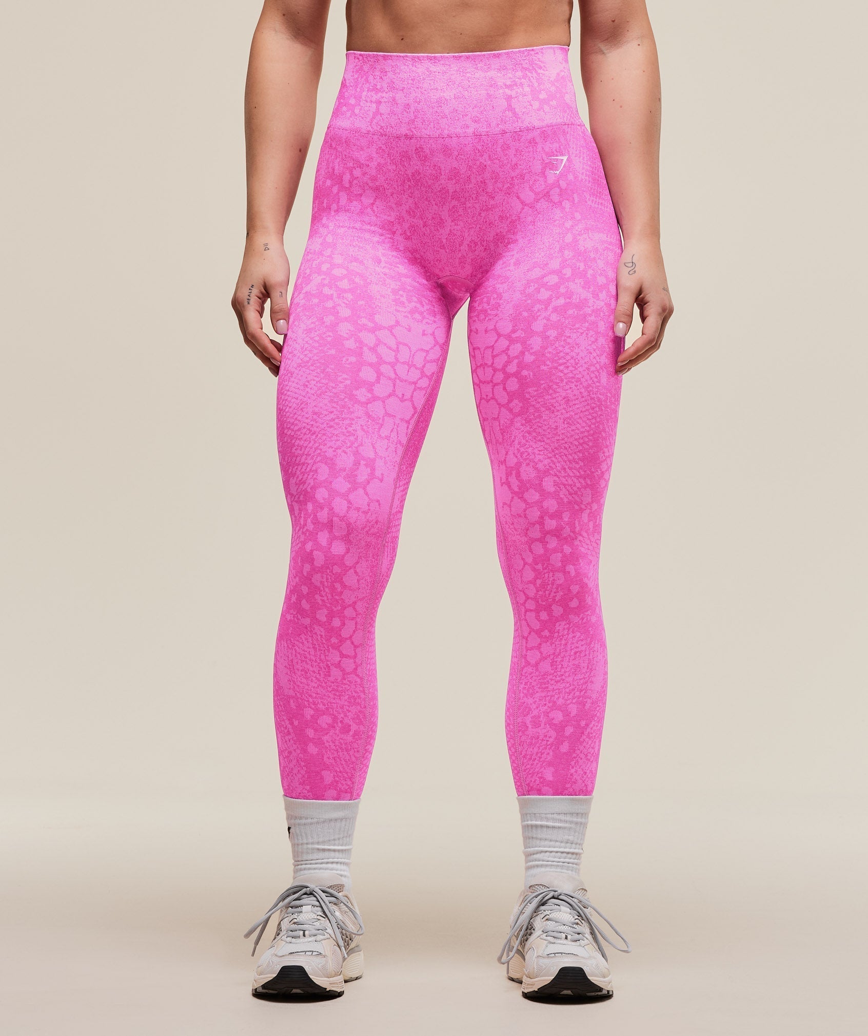 Gymshark Adapt Animal X Whitney Seamless Leggings - Sour Pink/Vibrant Pink