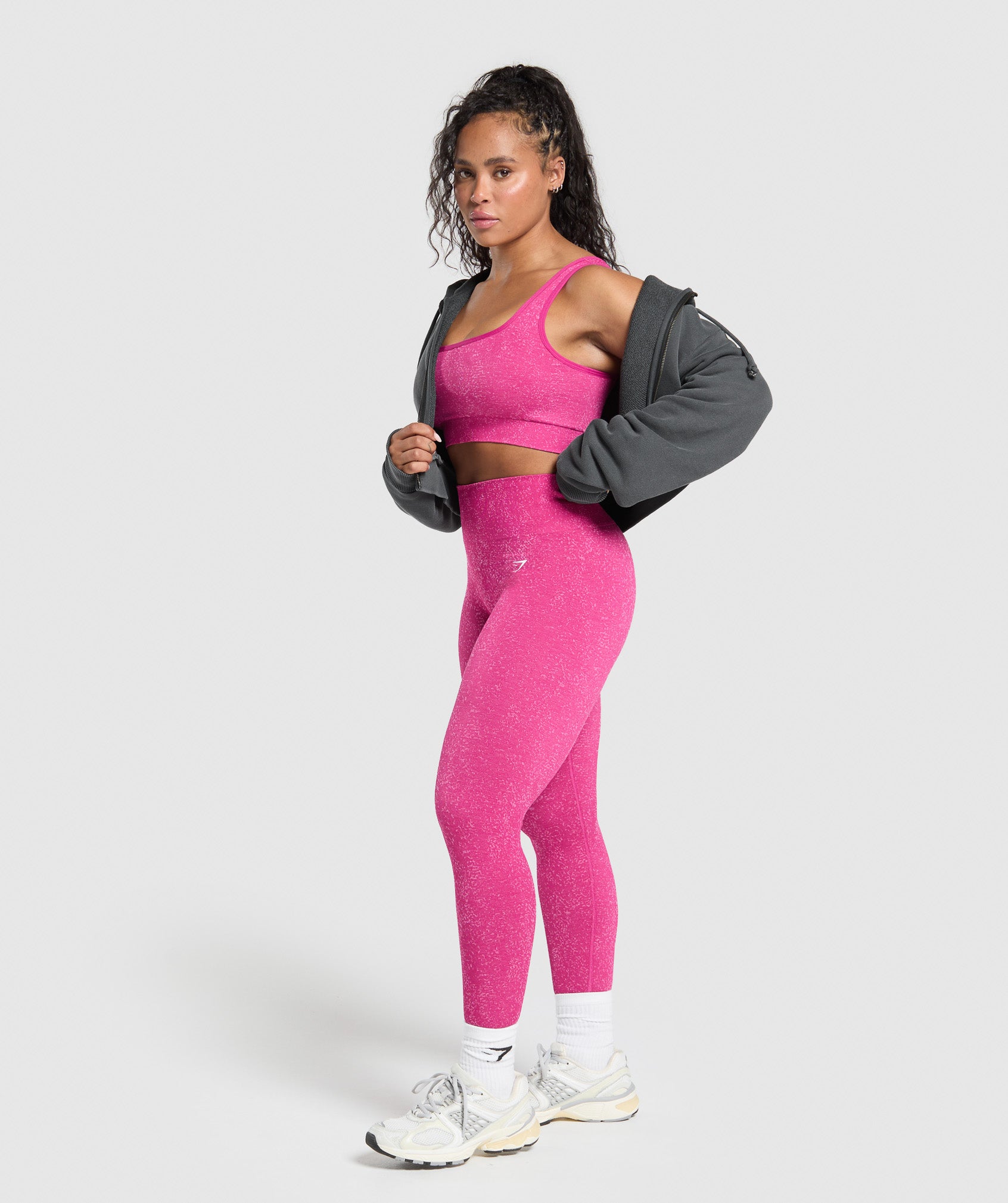 Gymshark Adapt Fleck Sports Bra - Winning Pink/Sour Pink