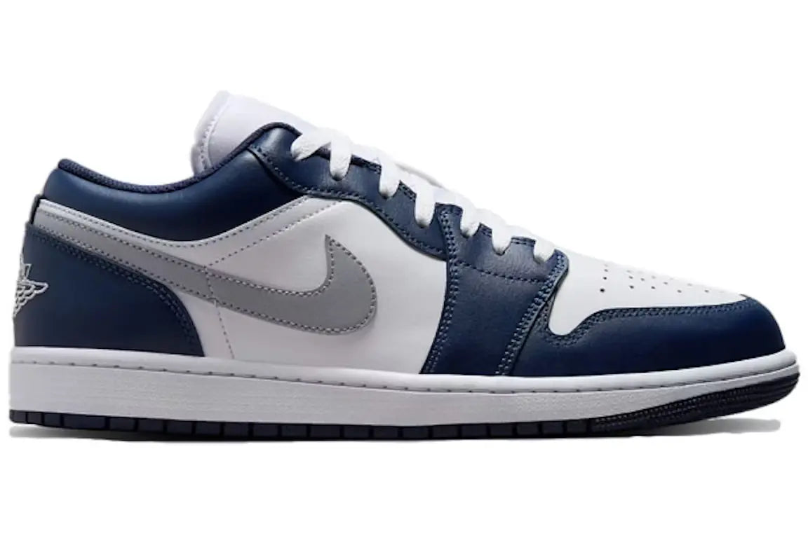 Jordan 1 Low Wolf Grey Midnight Navy
