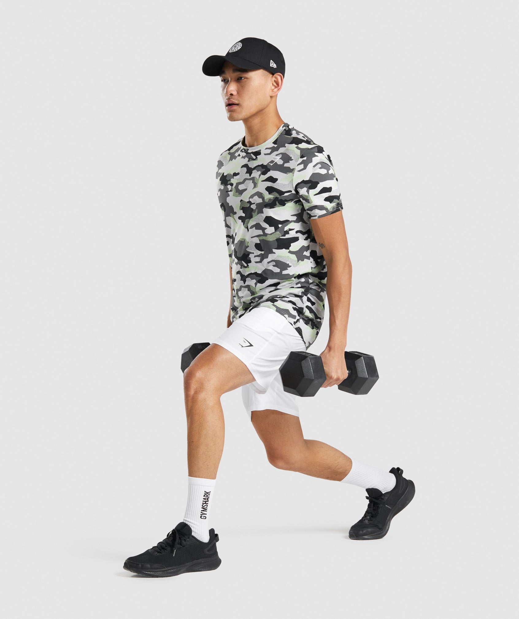Gymshark Arrival 7" Shorts - White