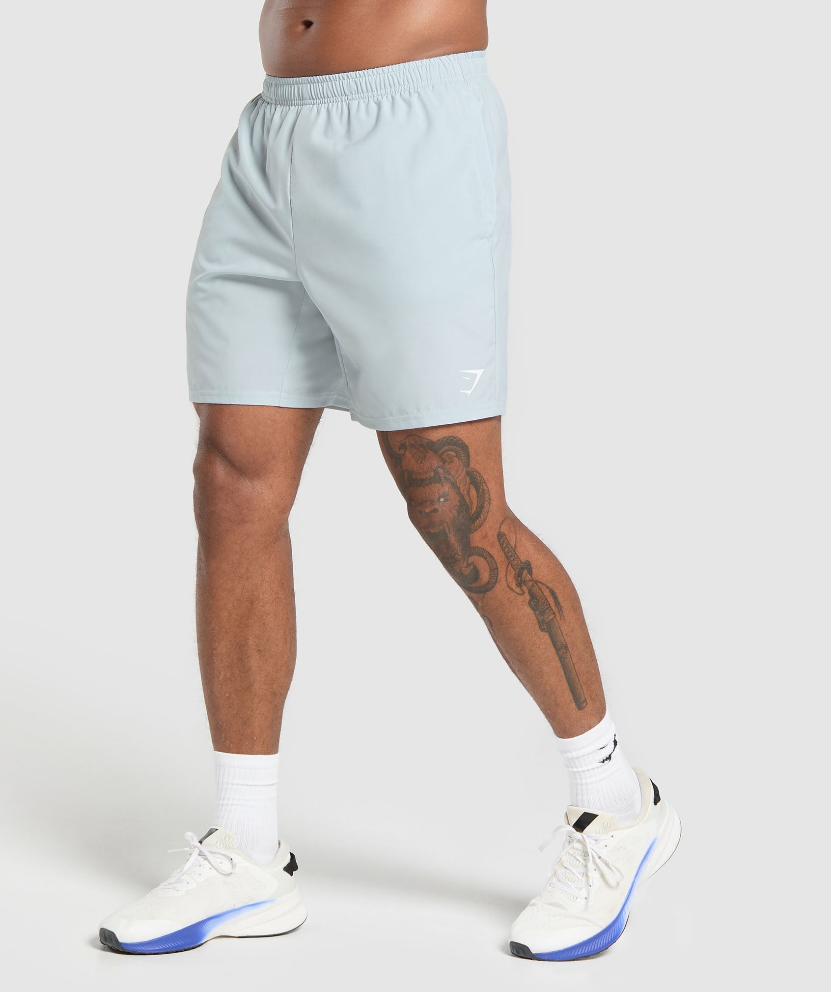 Gymshark Arrival 7" Shorts - Cool Blue
