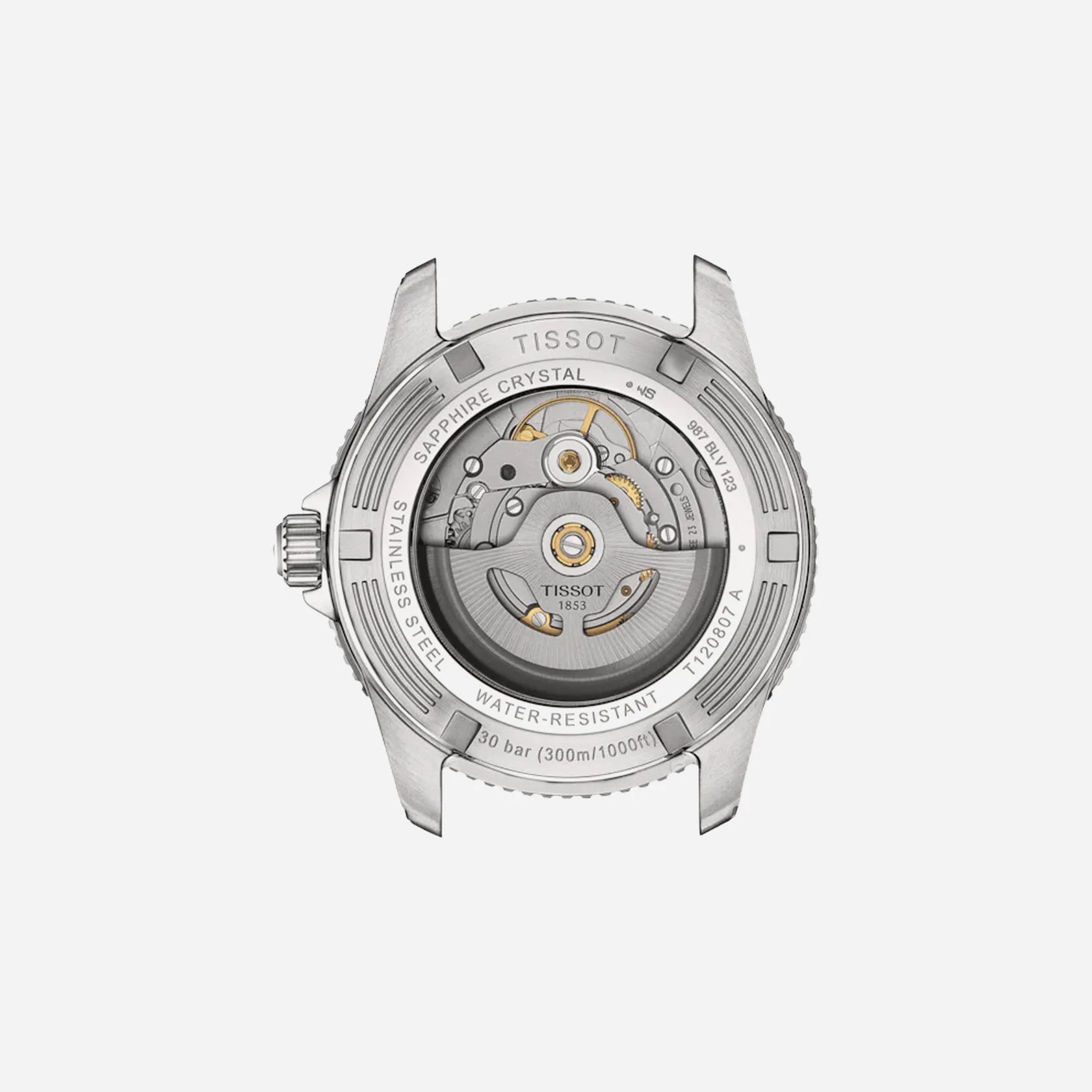Tissot Seastar 1000 Powermatic 80 Black Dial Two-Tone Rose Gold 40mm