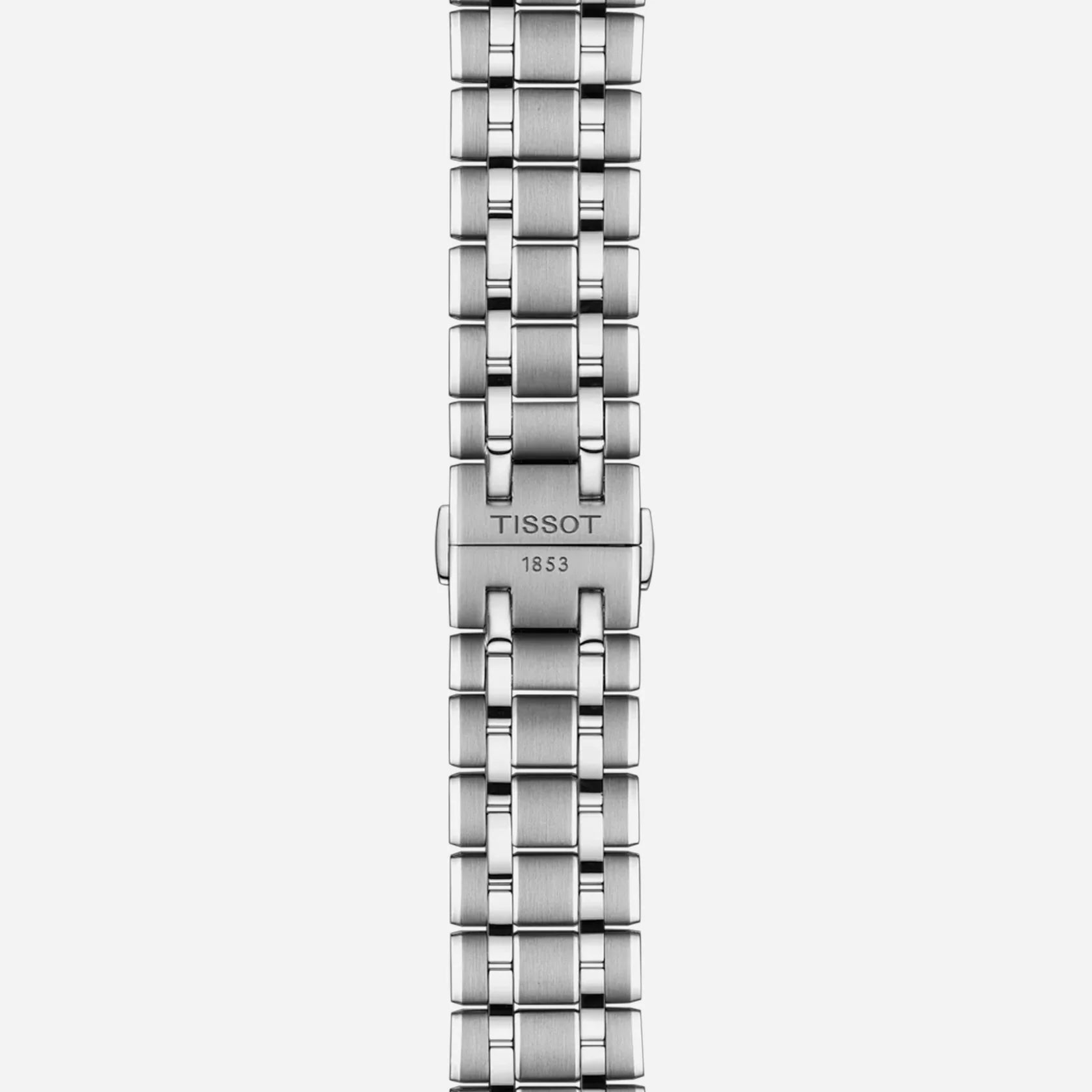 Tissot Chemin Des Tourelles Automatic Chronograph 42mm Silver Dial Stainless Steel Watch