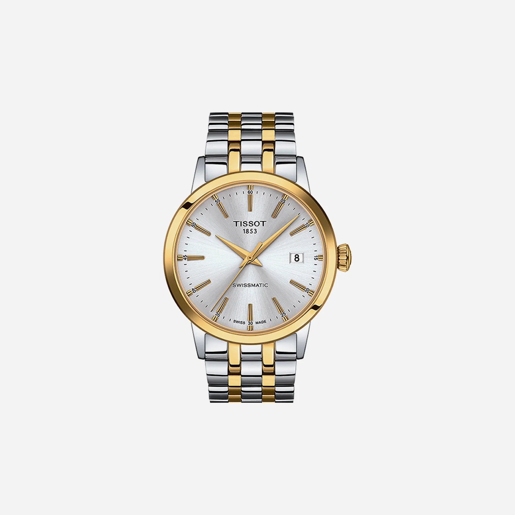 Tissot Classic Dream Swissmatic Silver Dial 42mm Two-Tone Stainless Steel Automatic