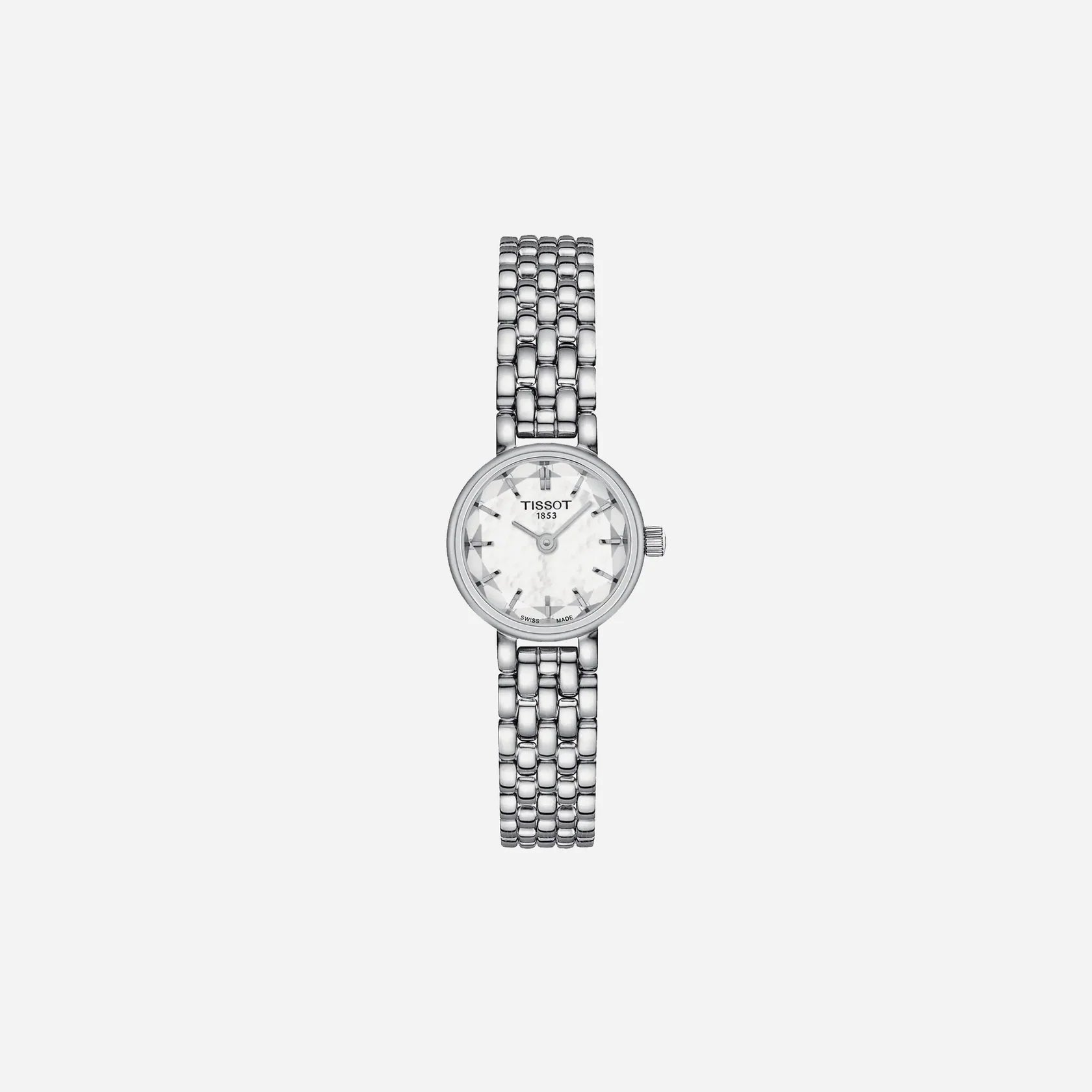 Tissot Lovely Round White Mother-of-Pearl Dial 19.5mm Quartz Watch