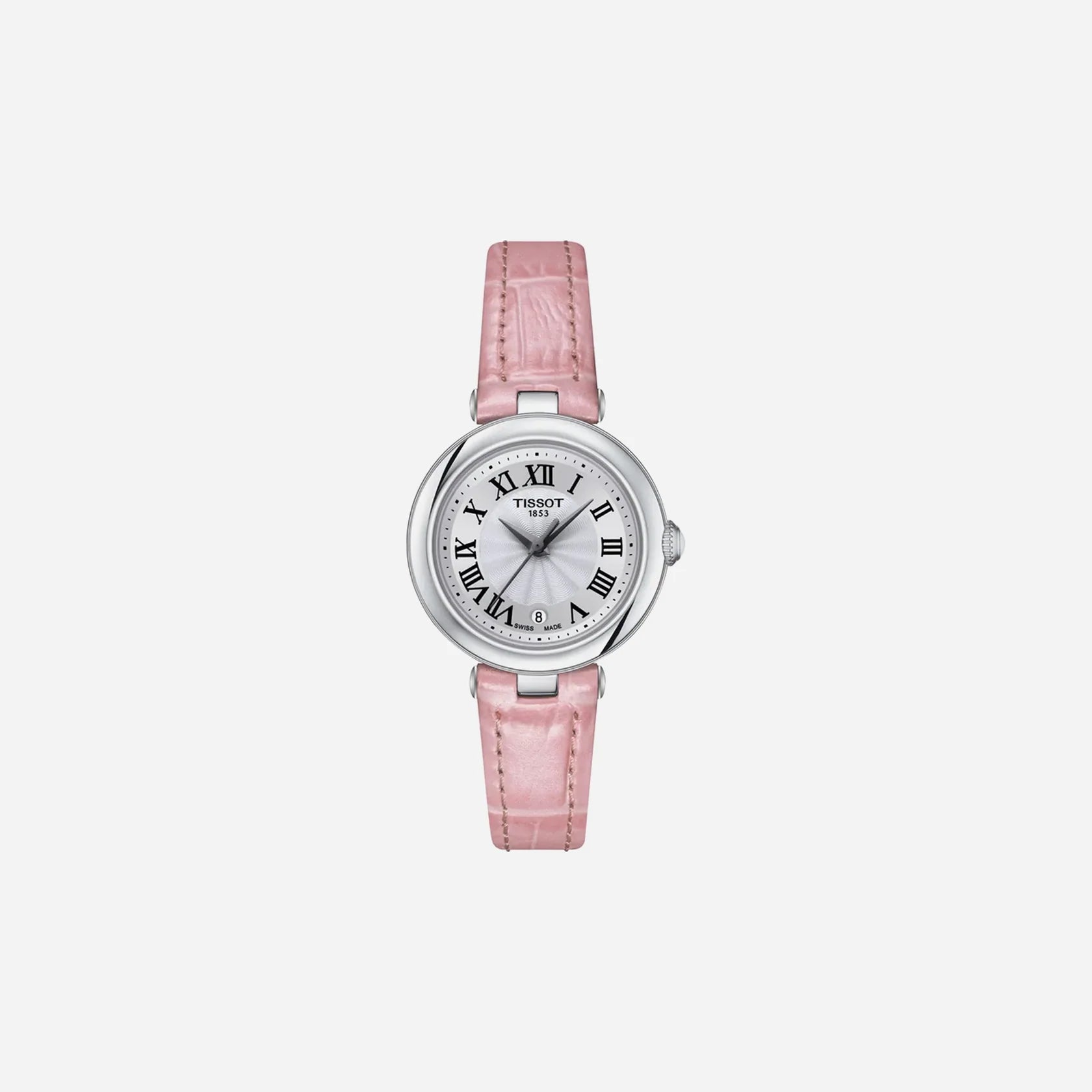 Tissot Bellissima Small lady White Dial 26mm Leather Strap Swiss Quartz Watch