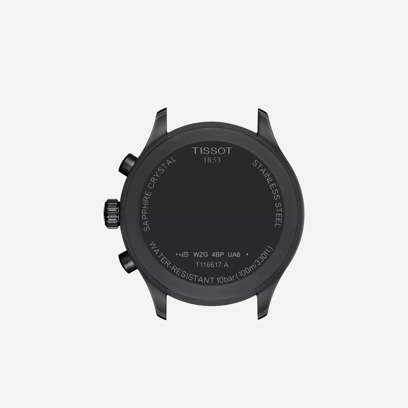 Tissot Chrono XL Black Dial Black Textile Strap 45mm