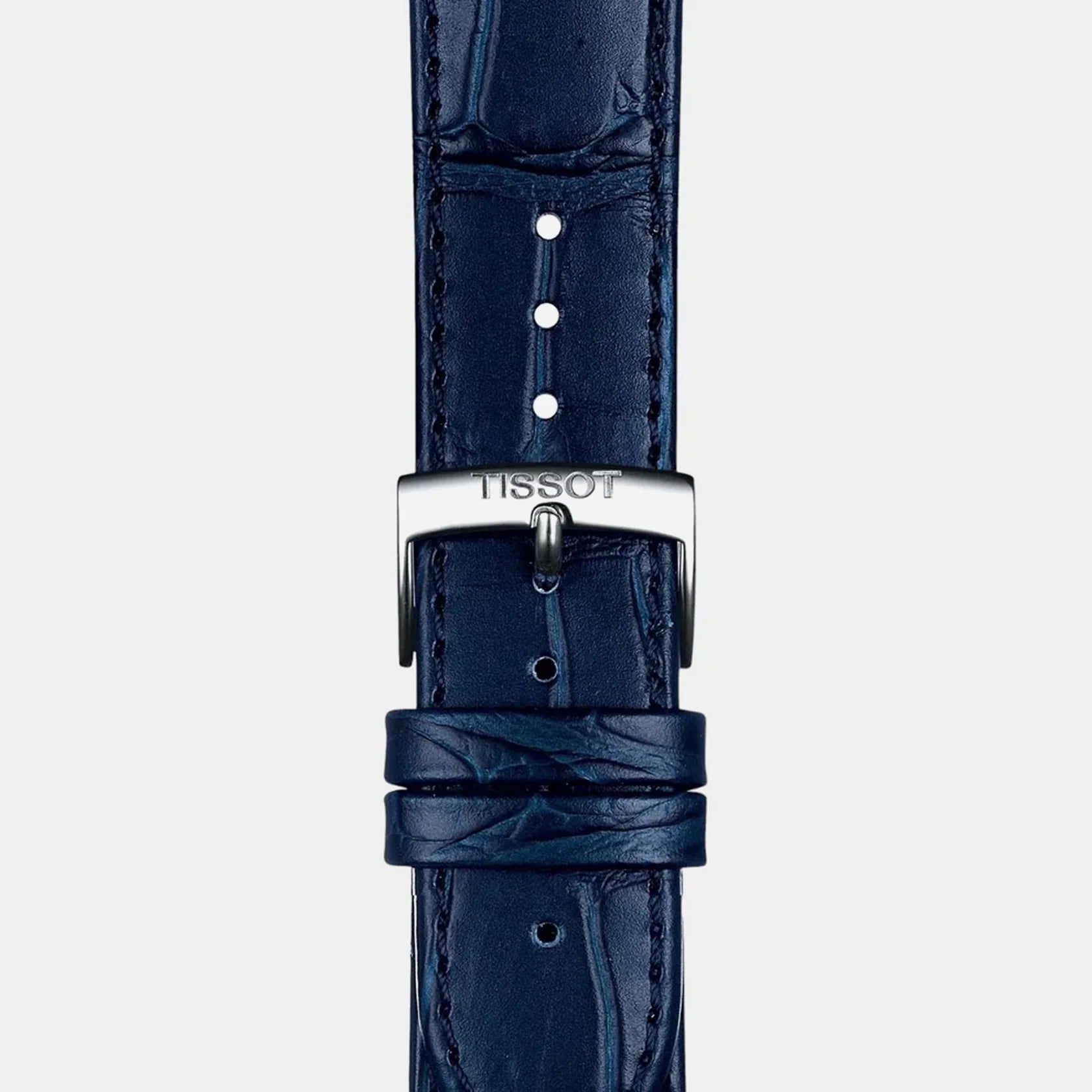 Tissot Carson Premium Powermatic 80 Blue Dial Leather Strap 40mm Swiss Automatic