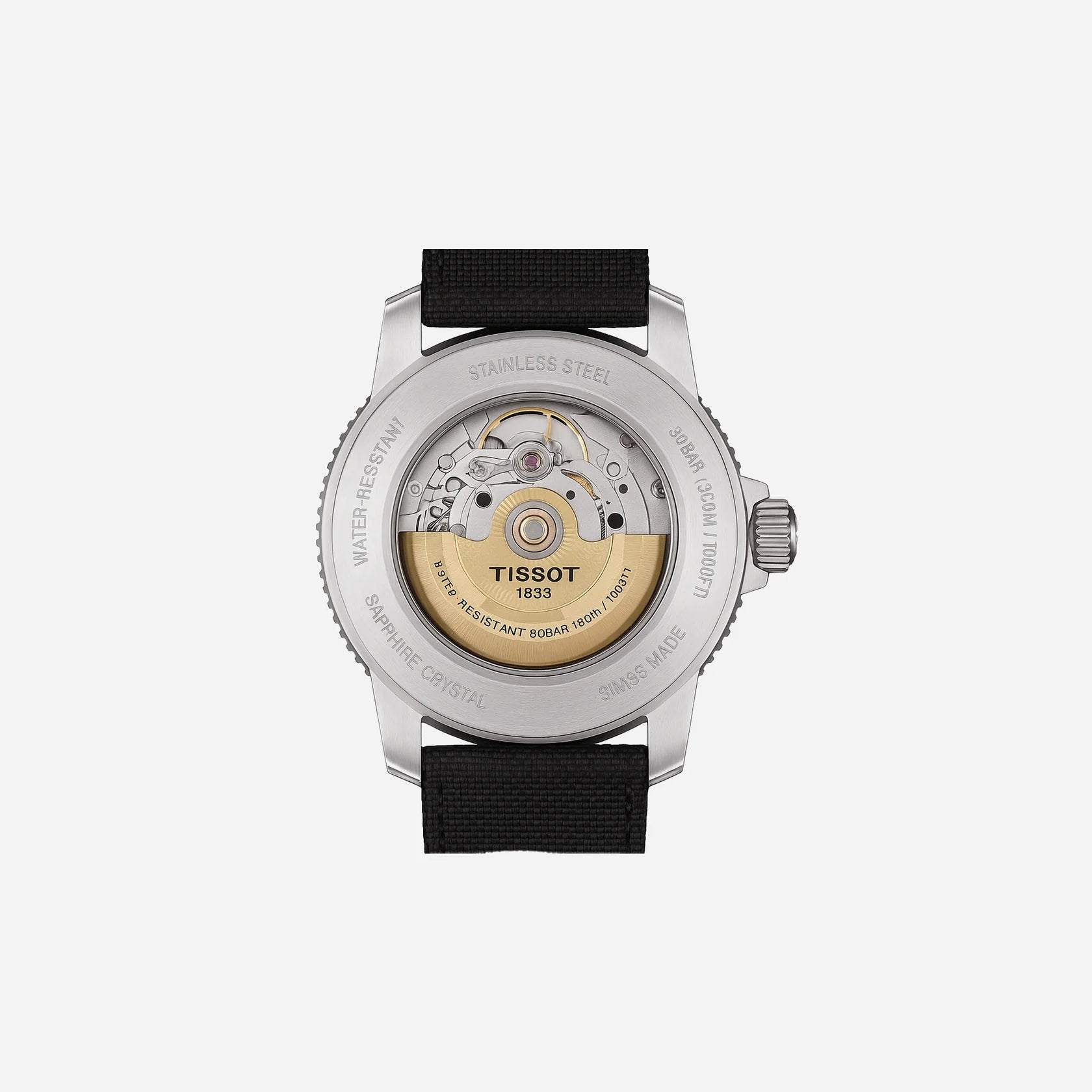 Tissot T-Sport Swiss Automatic Men Black Dial 43mm