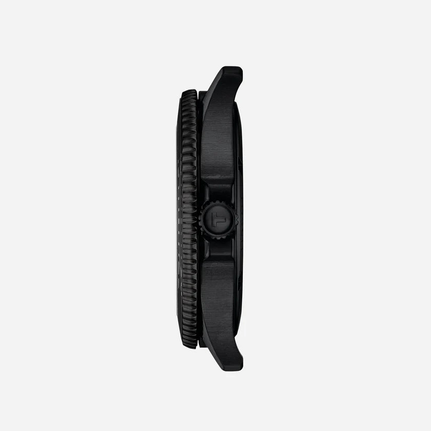 Tissot Seastar 1000 Quartz Black Dial Black PVD Bracelet 40mm