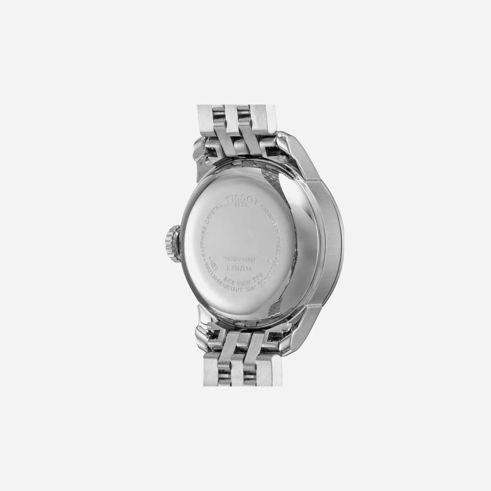 Tissot Le Locle Automatic Small Lady 25.30mm Silver Dial Grey Stainless Steel Watch