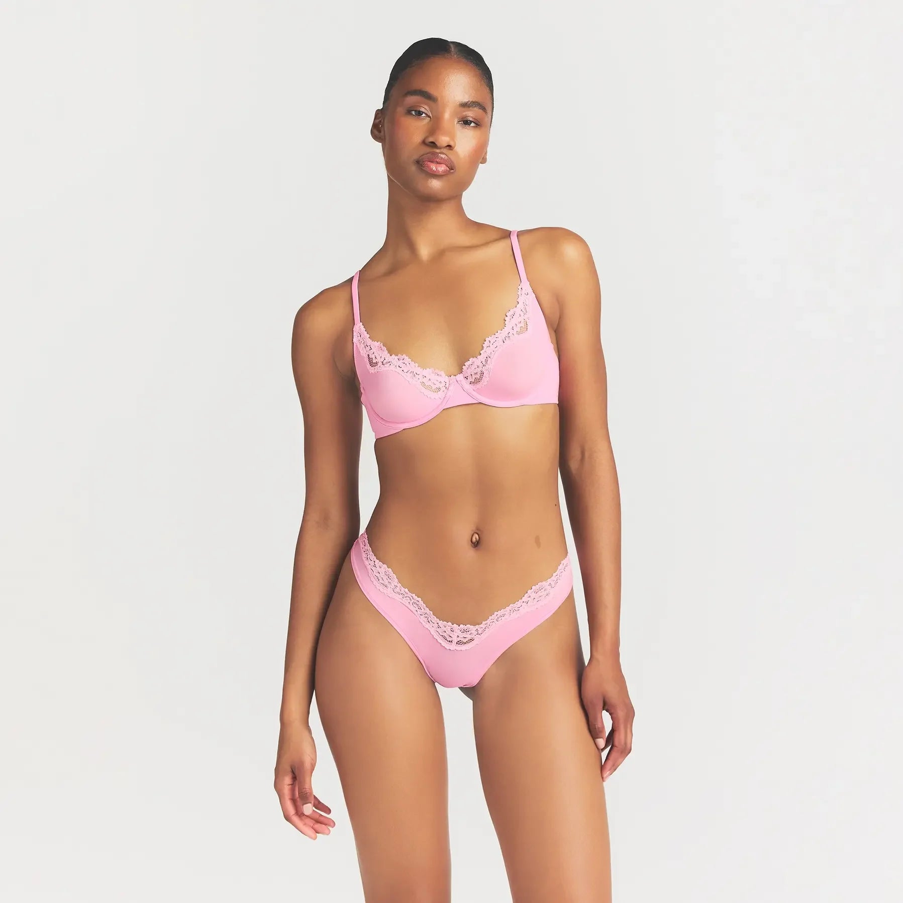 Fits Everybody Lace Unlined Scoop Bra