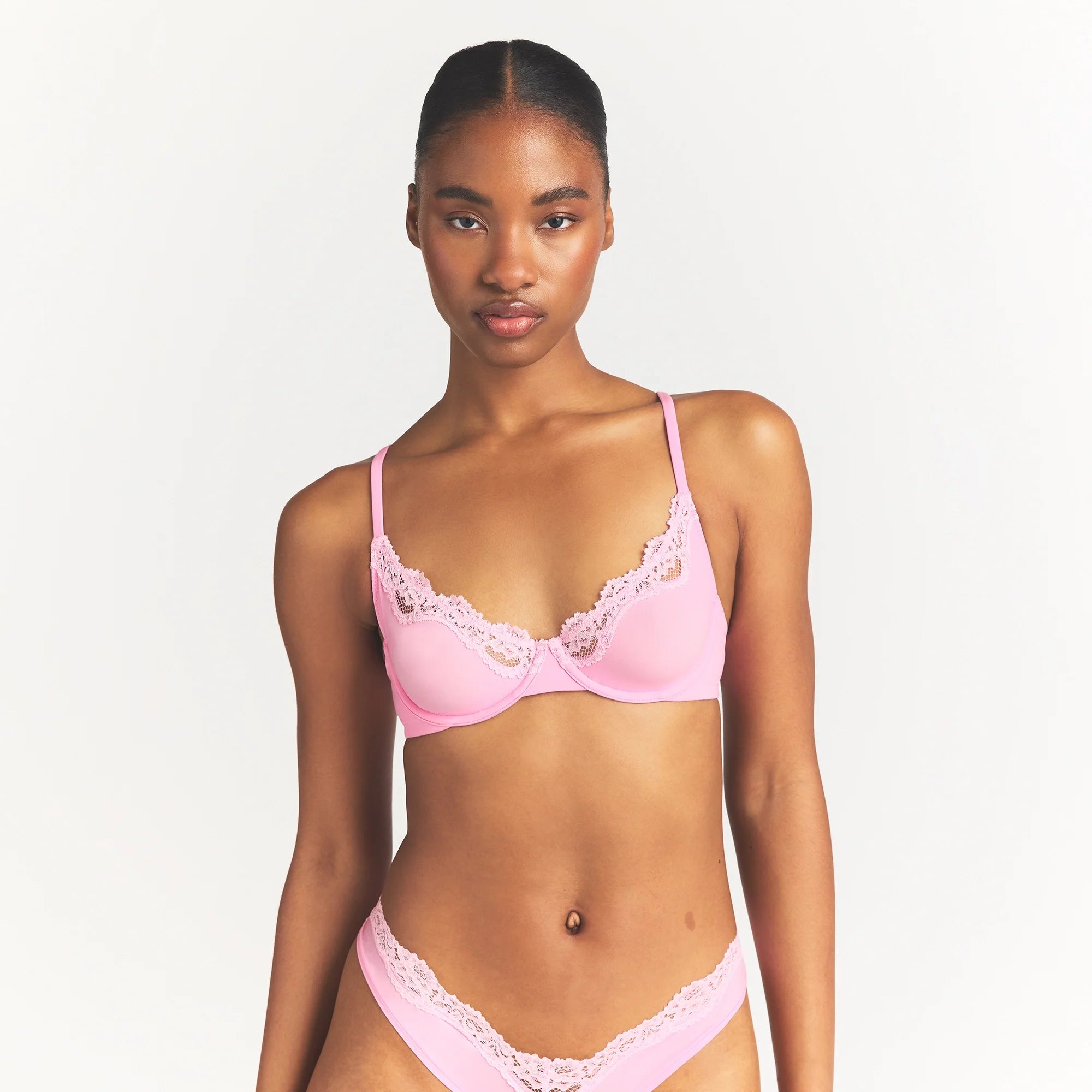 Fits Everybody Lace Unlined Scoop Bra