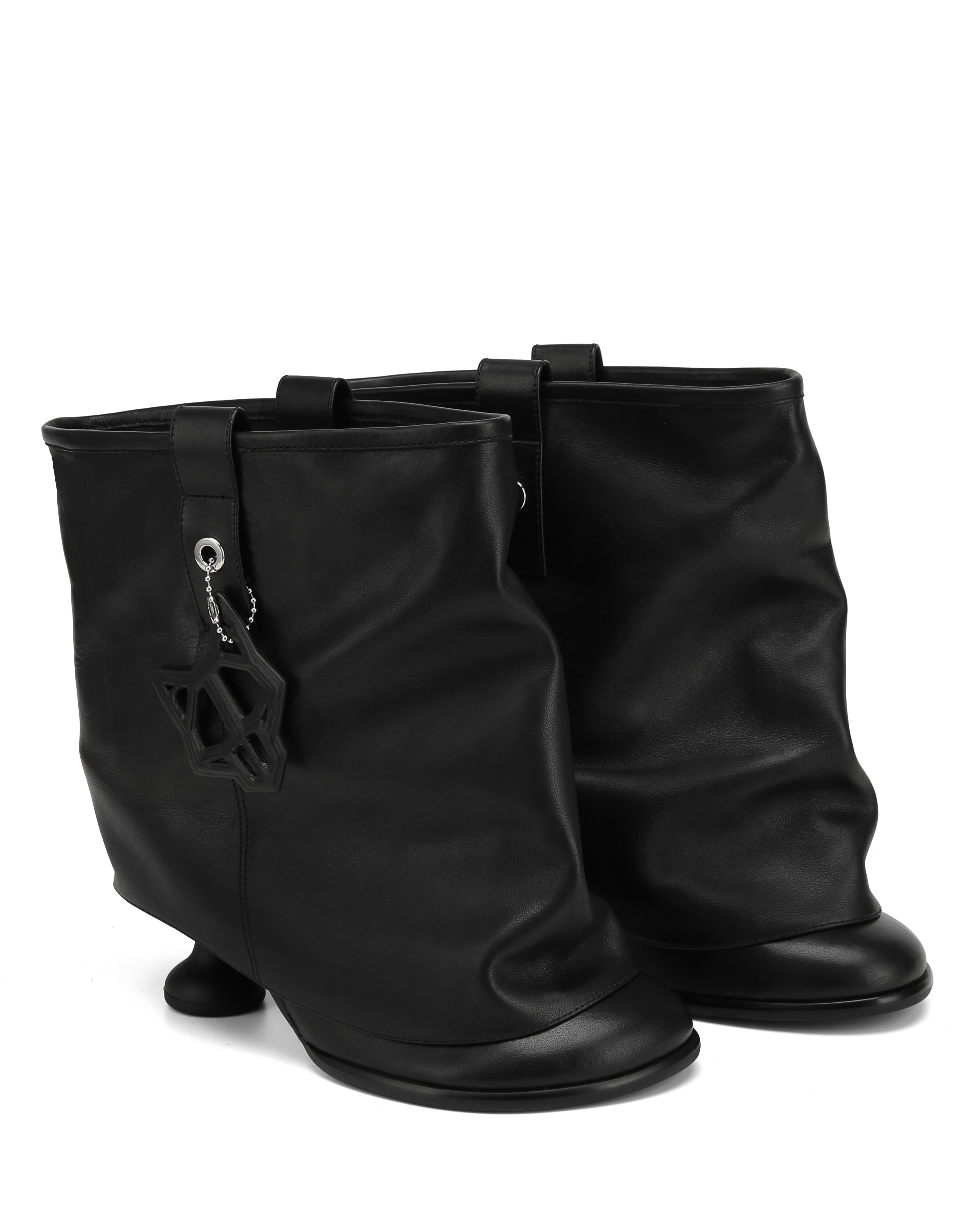 Bam Black Leather