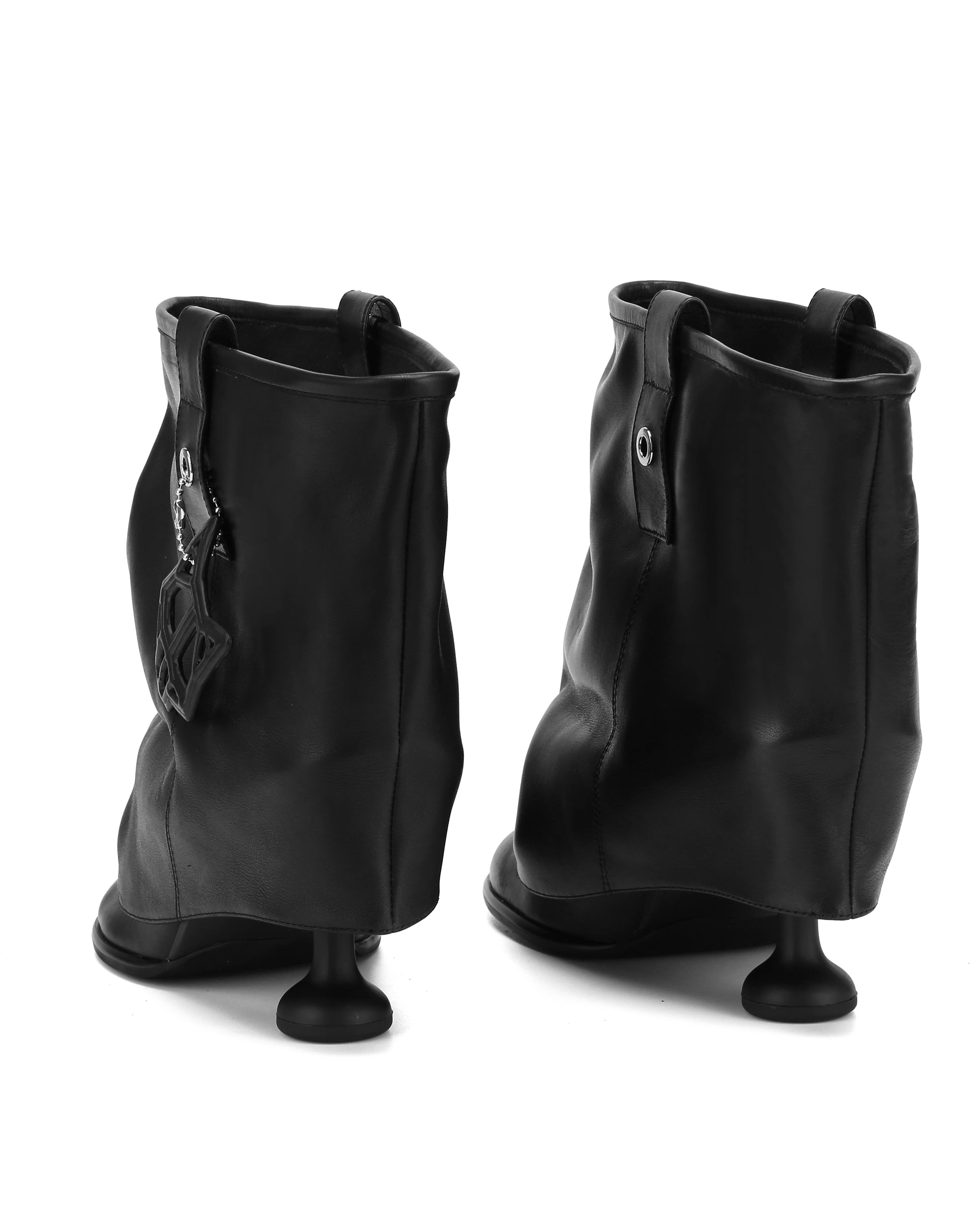 Bam Black Leather