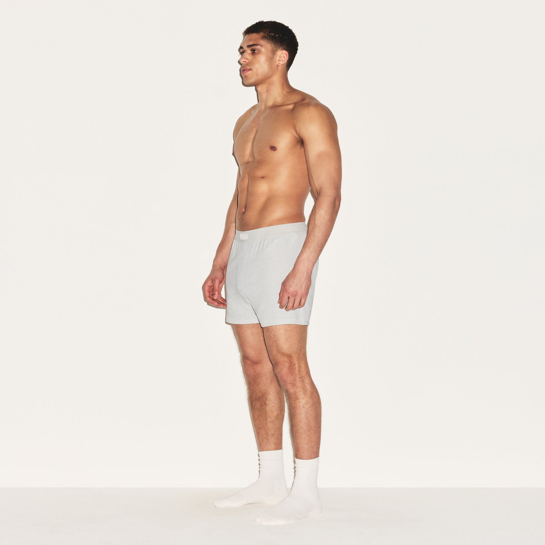 SKIMS COTTON MENS KNIT BOXER 3-PACK | ARMY MULTI