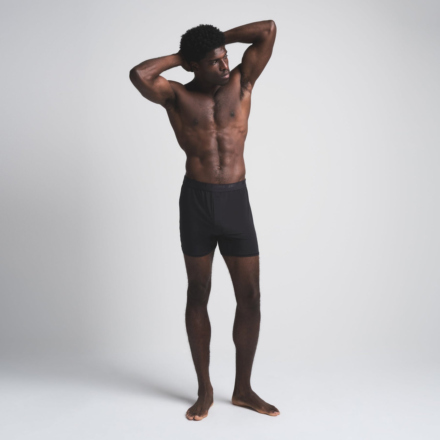 SKIMS STRETCH MENS KNIT BOXER 3-PACK | OBSIDIAN