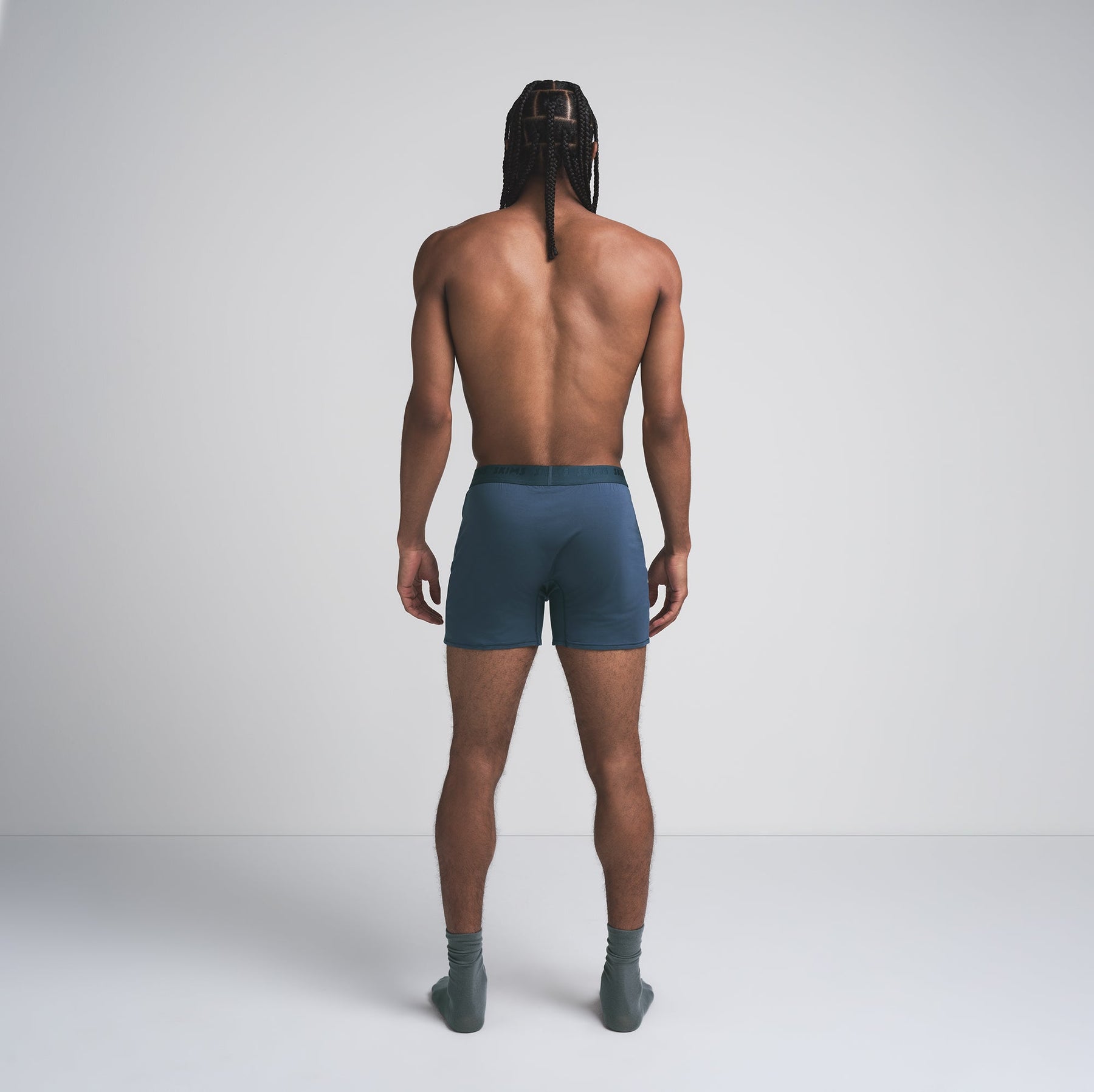 SKIMS STRETCH MENS KNIT BOXER 3-PACK | INDIGO MULTI