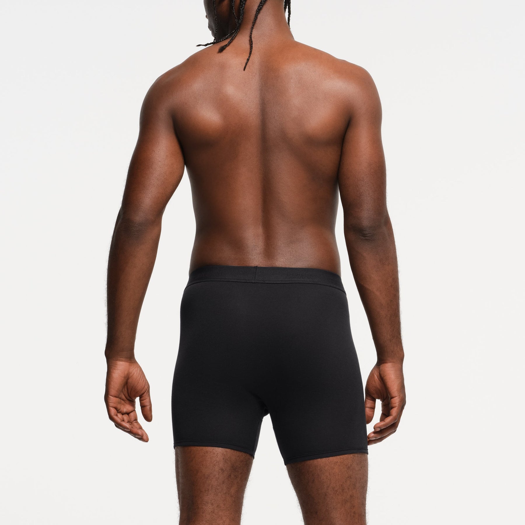 SKIMS BASICS MENS COTTON BOXER BRIEF 3-PACK | OBSIDIAN
