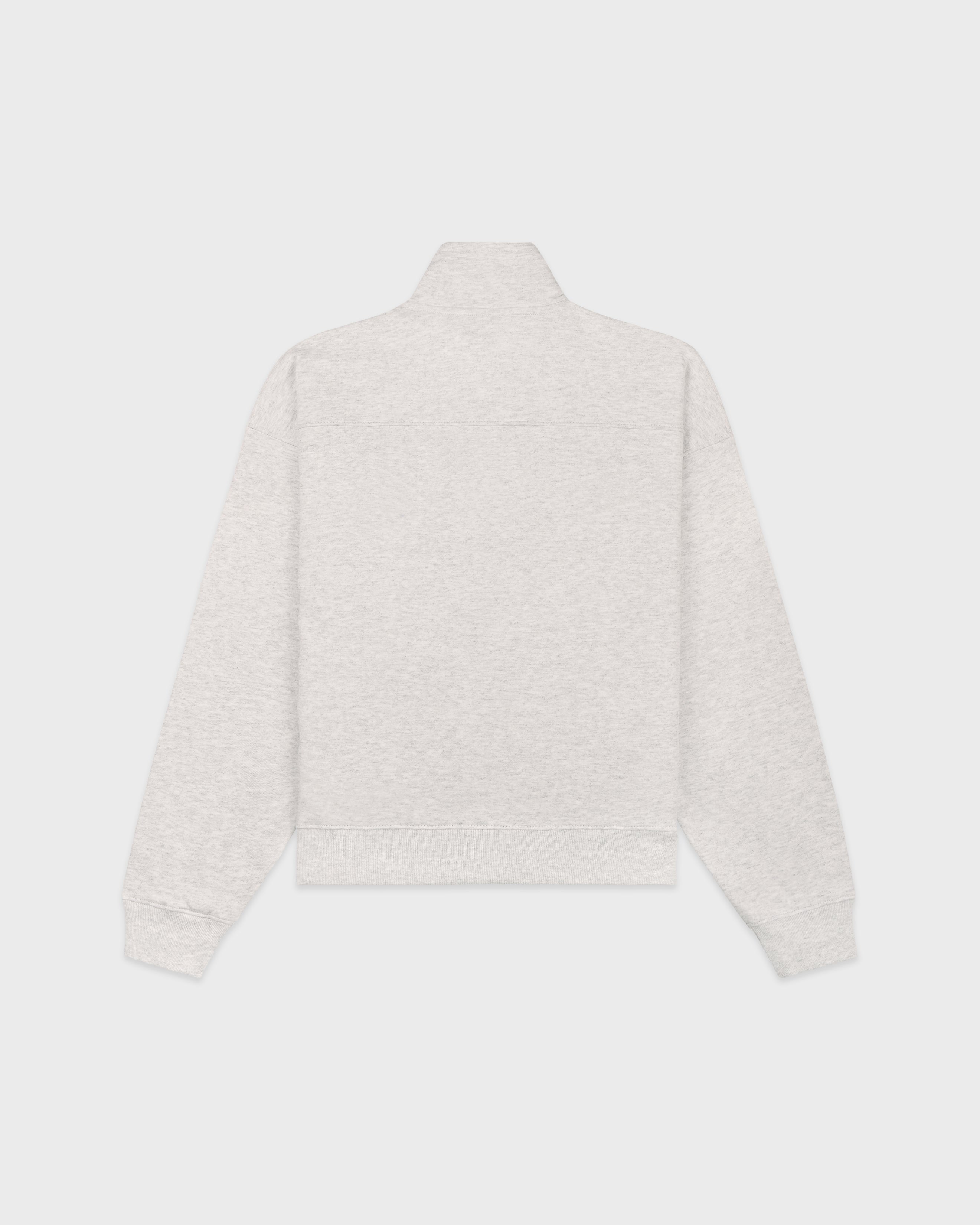 BH Crest Quarter Zip - Heather Gray/Navy
