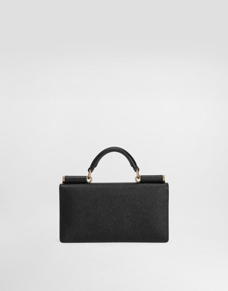 Dauphine-print calfskin mini bag