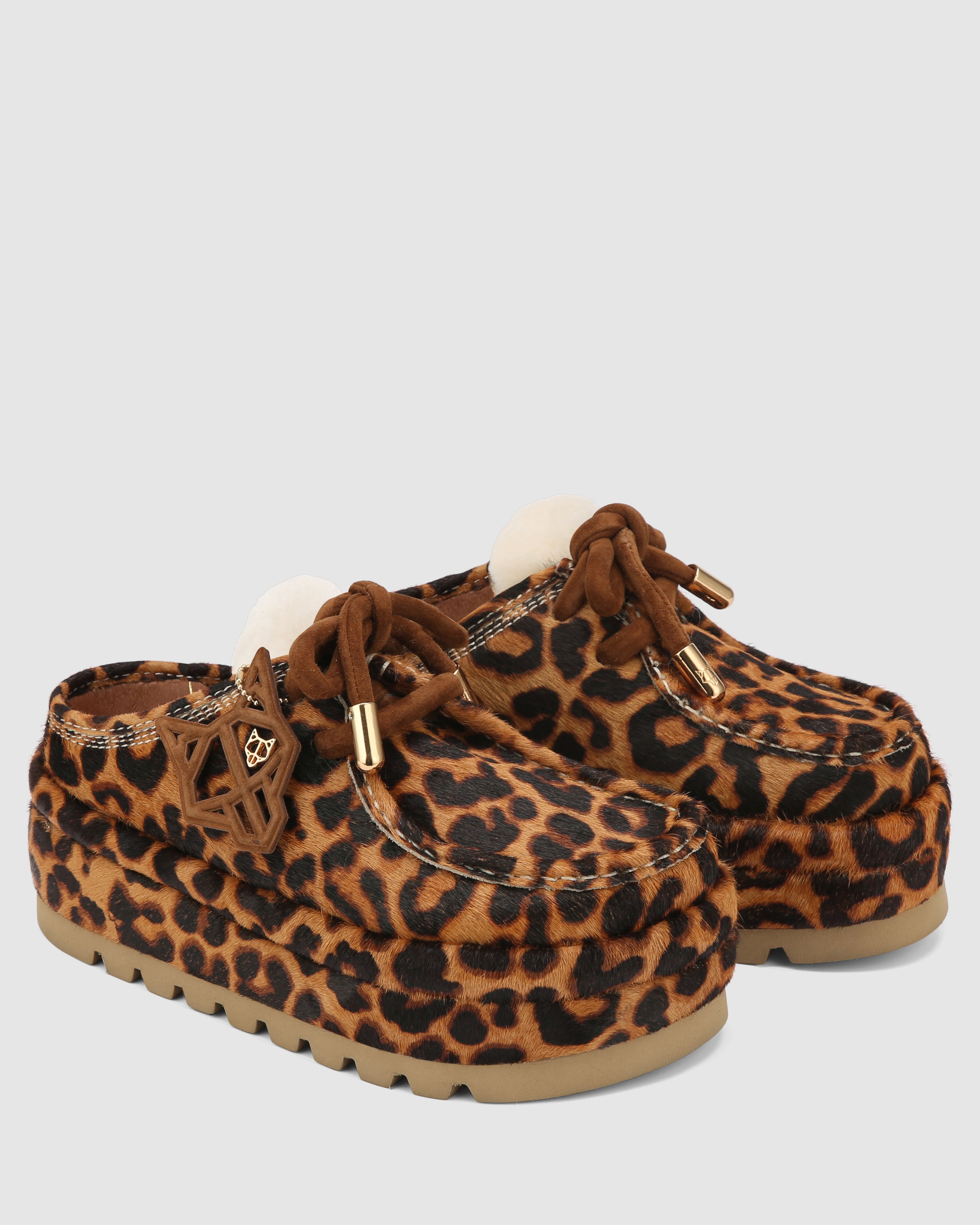 Blizzard Leopard Pony/Shearling
