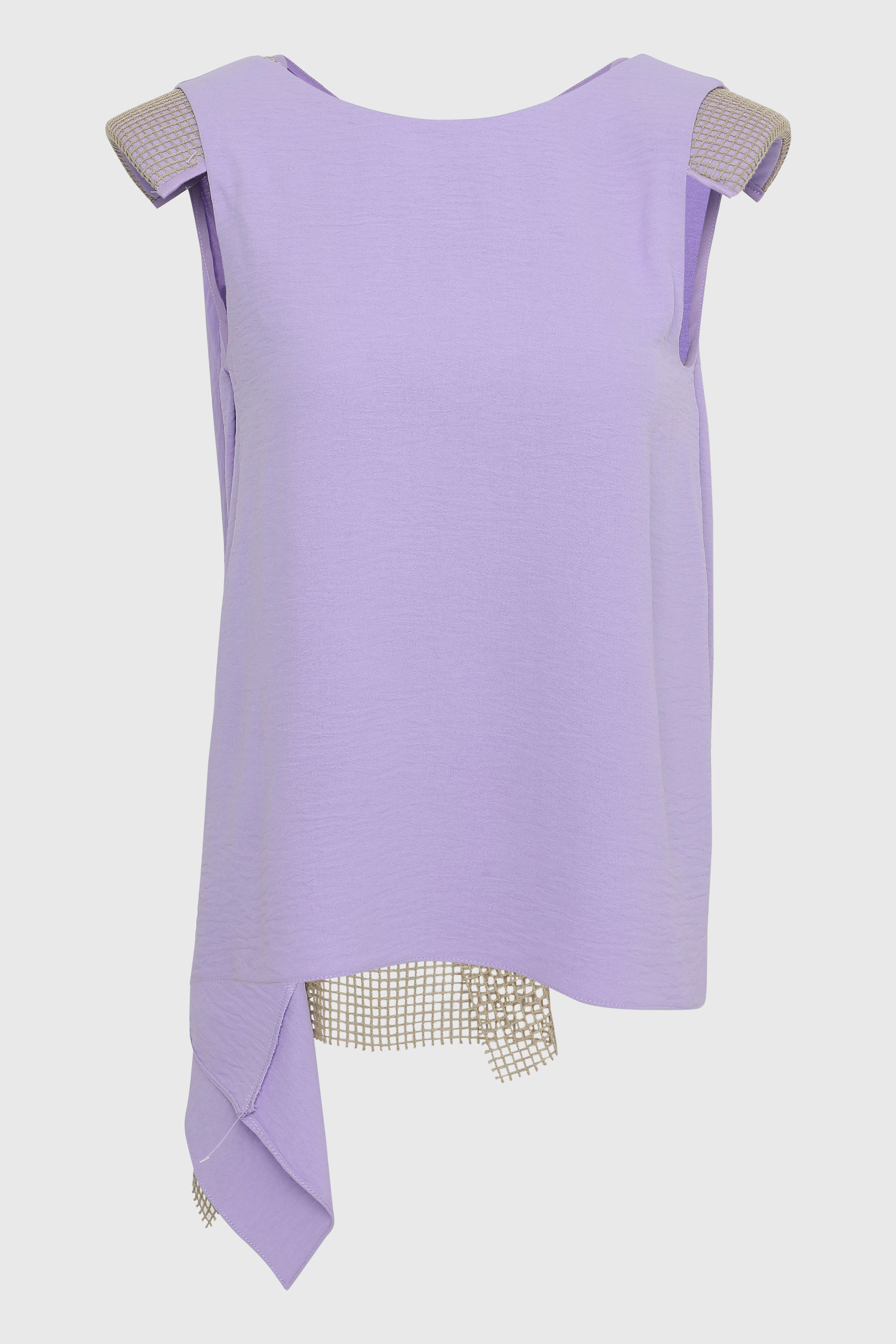 V BACK TOP W/ SHOULDER PADS