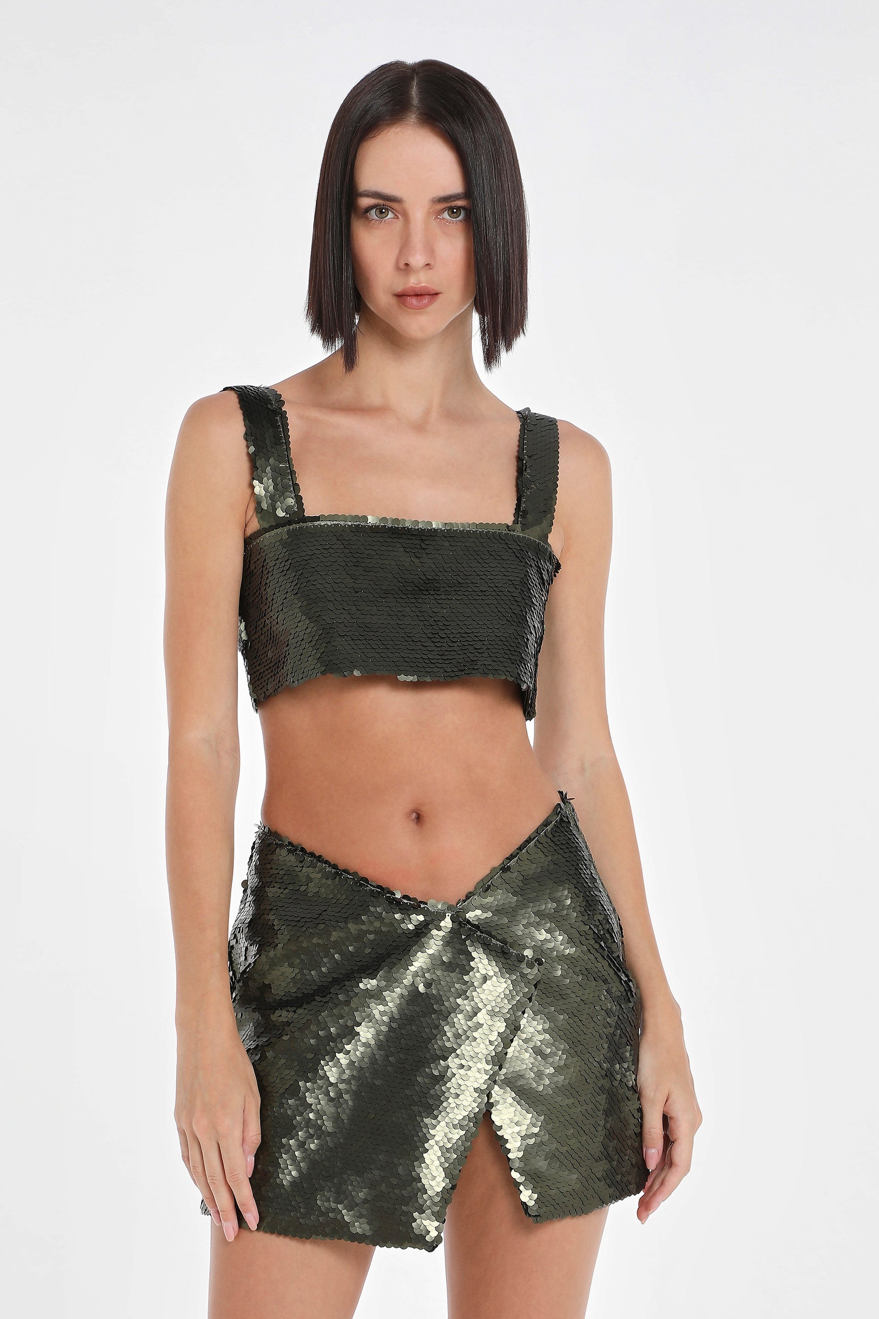 SEOUL SEQUIN CROP TOP