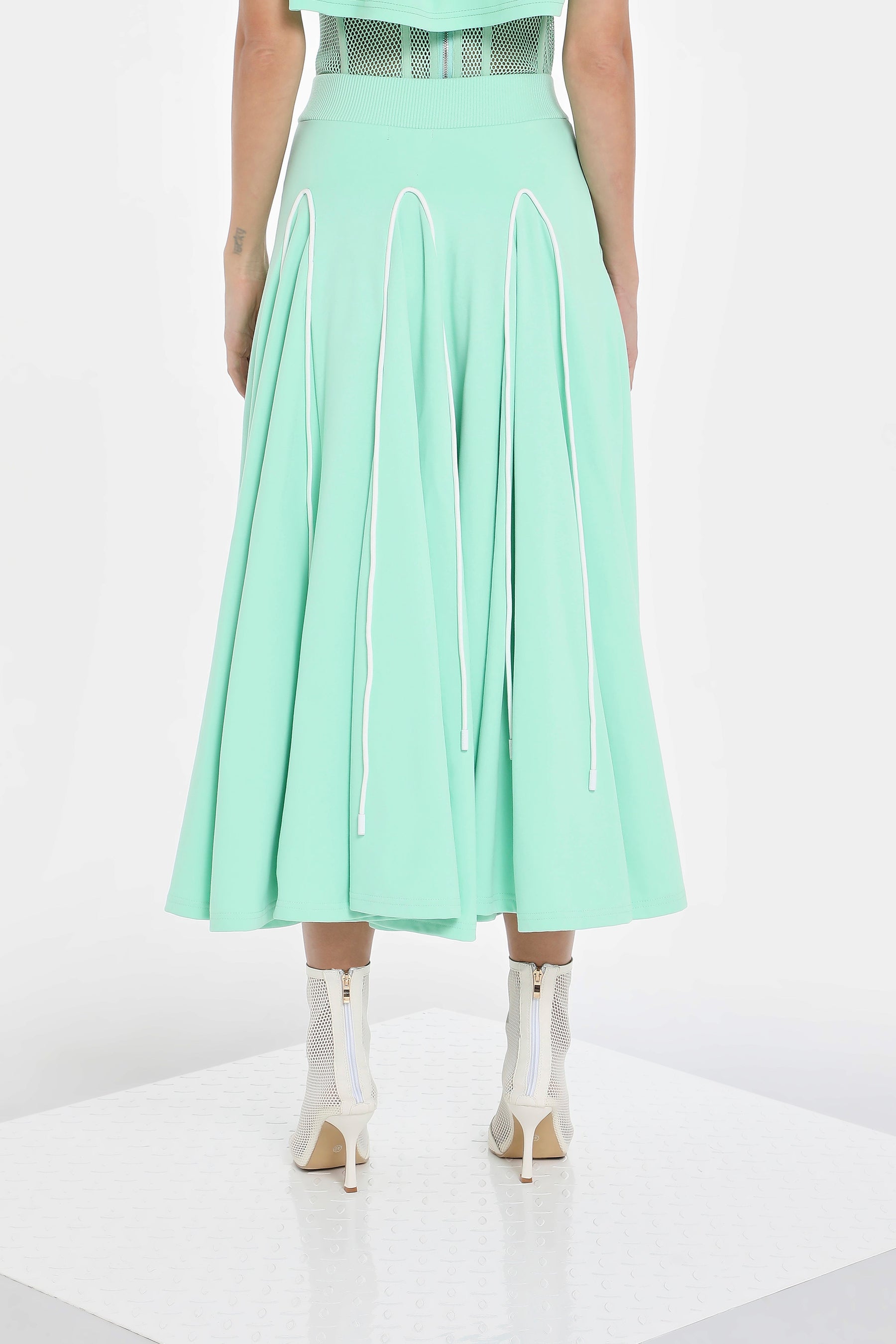 OUTLINE GODET SKIRT