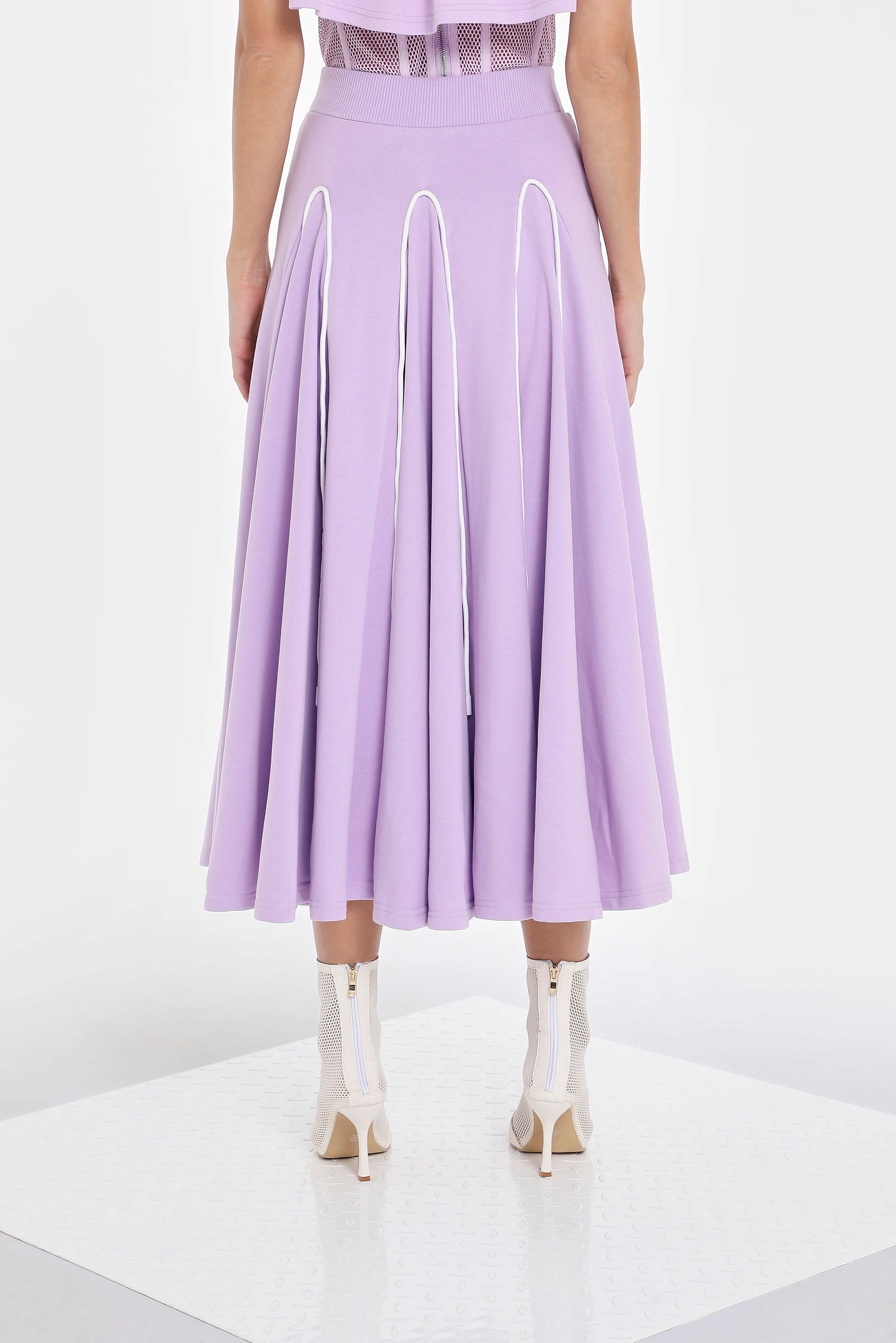 OUTLINE GODET SKIRT