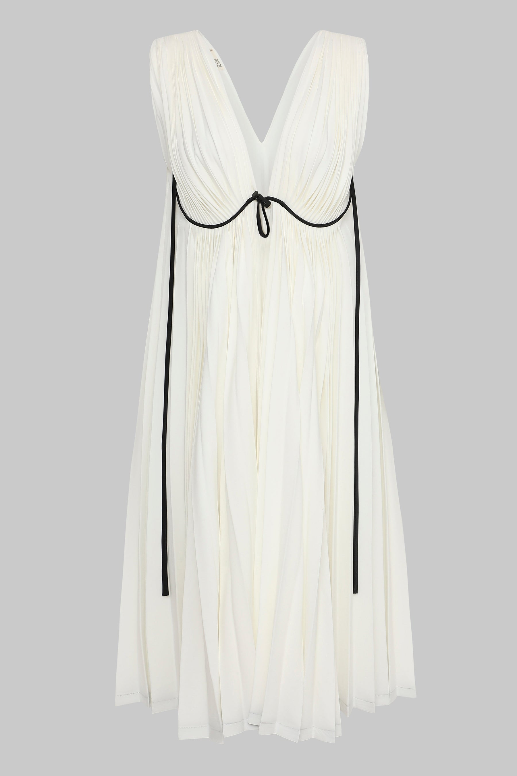 PLEATED DRESS W/ BRA LINES