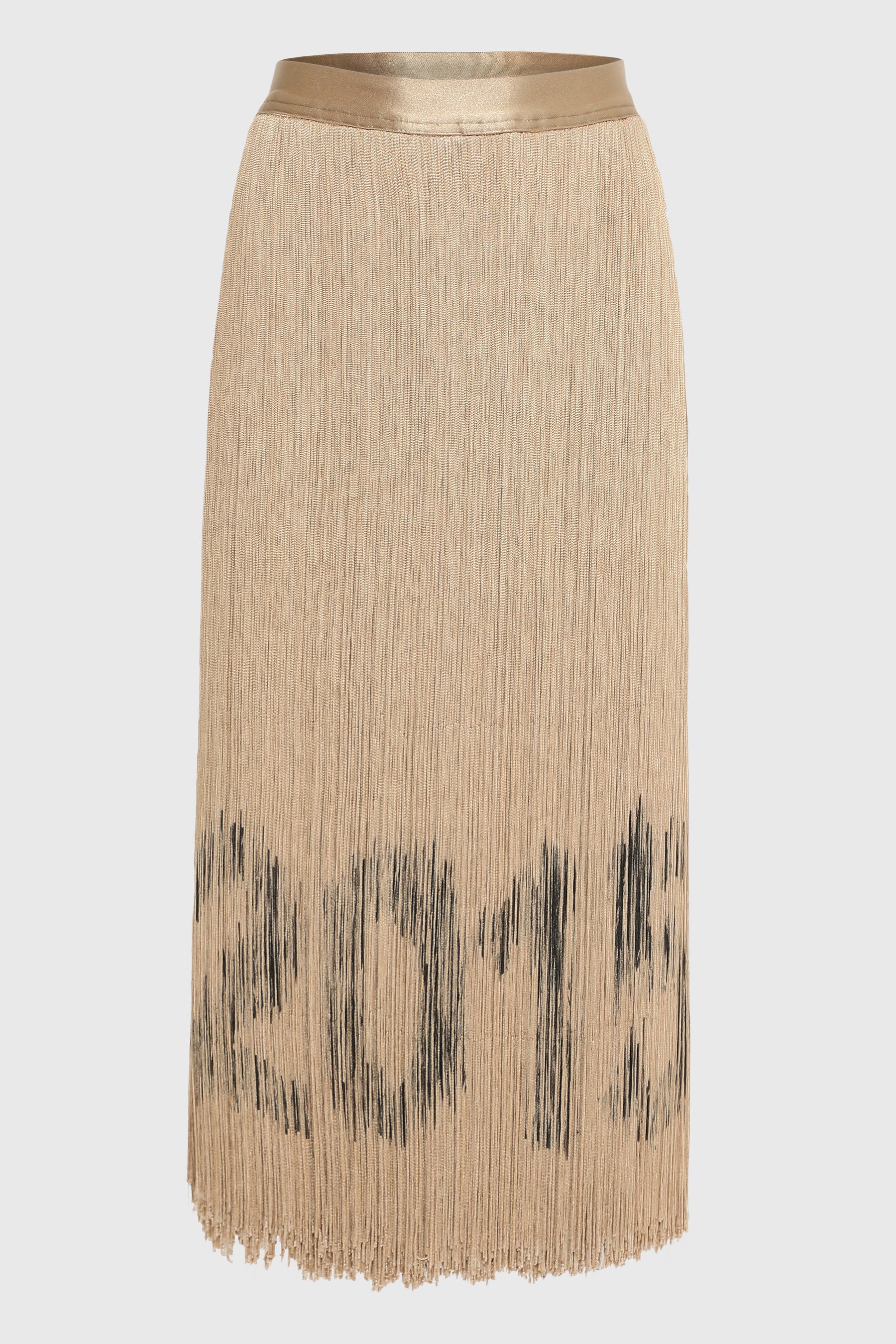 CODE FRINGE MIDI SKIRT
