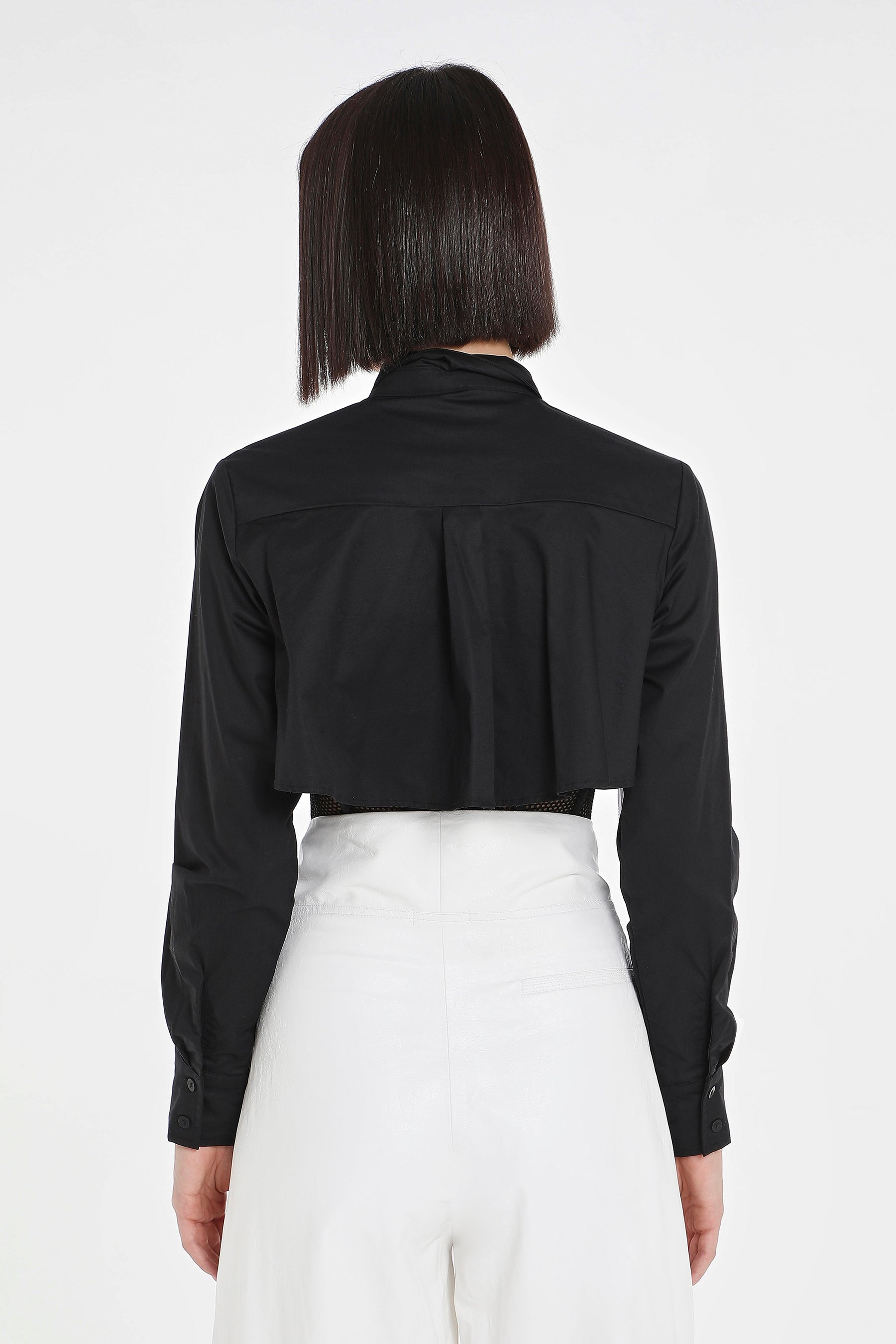 MESH CORSET SHIRT W/ BRA LINES