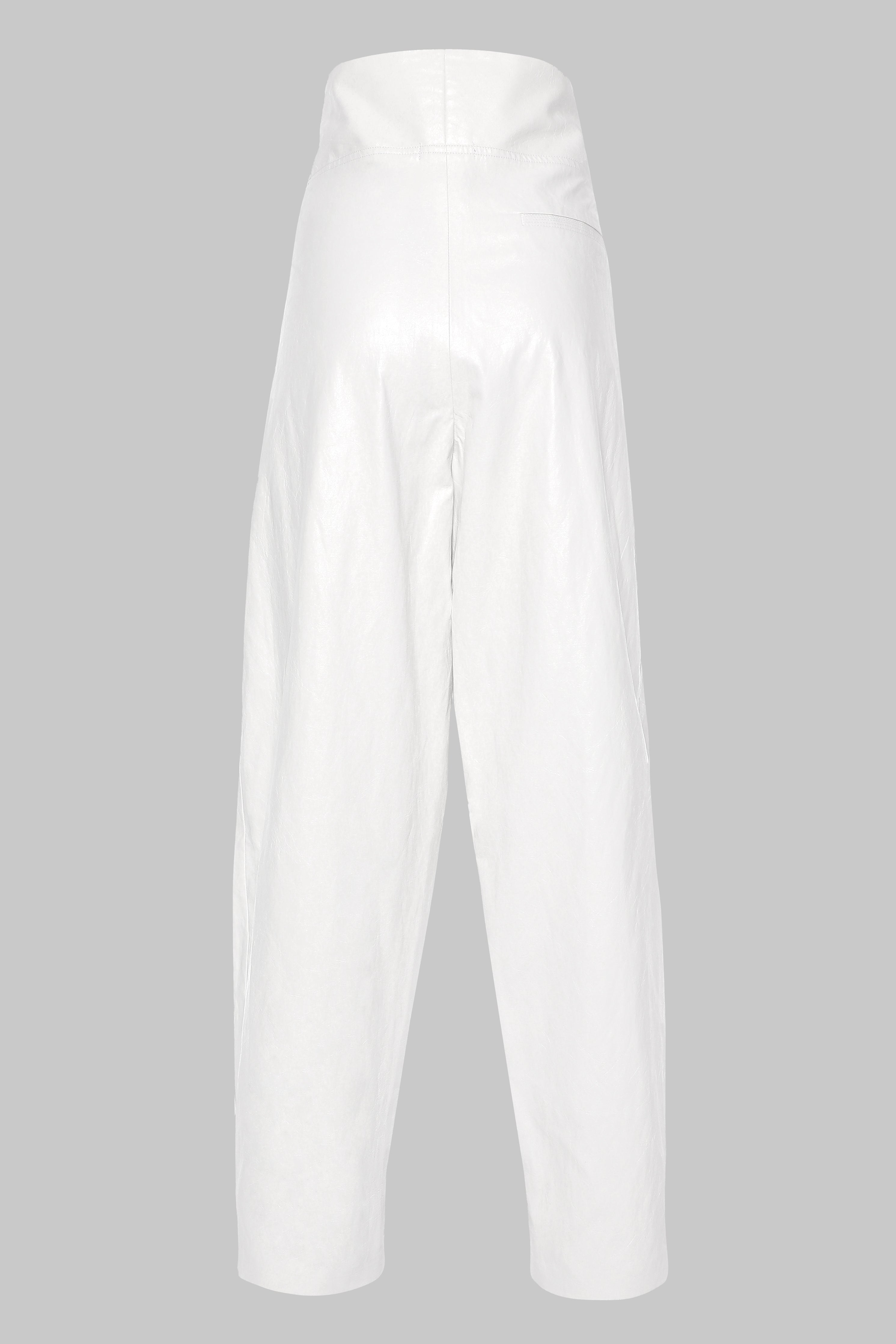 VEGAN LEATHER PARACHUTE PANTS
