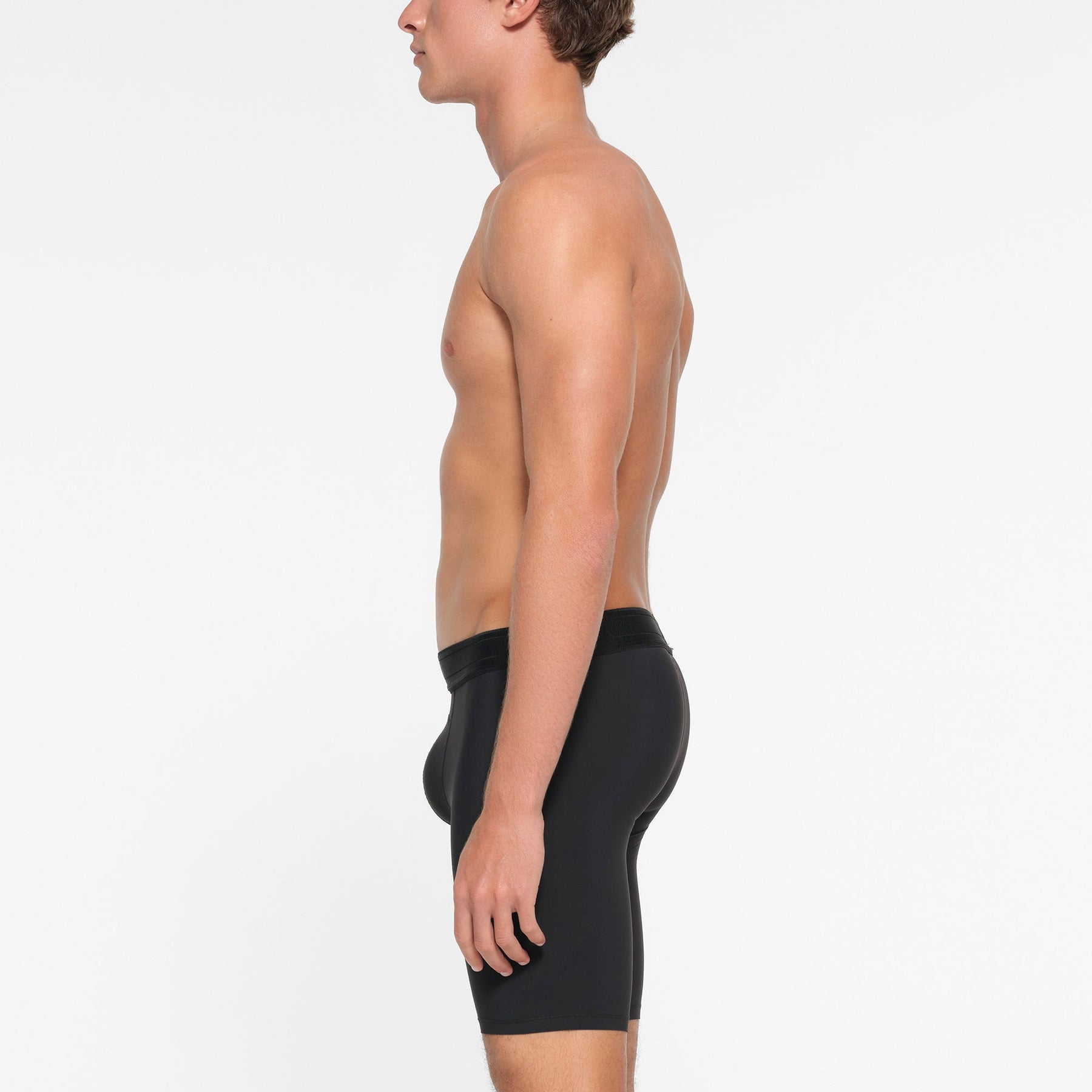 SKIMS FLEX MENS 9" BOXER BRIEF | OBSIDIAN