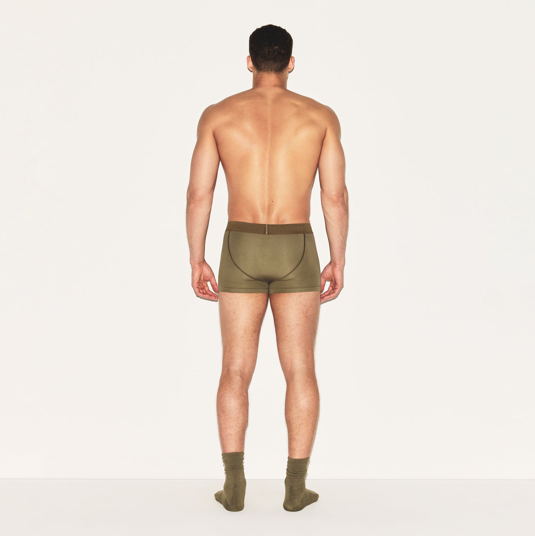 SKIMS COTTON MENS TRUNK | ARMY