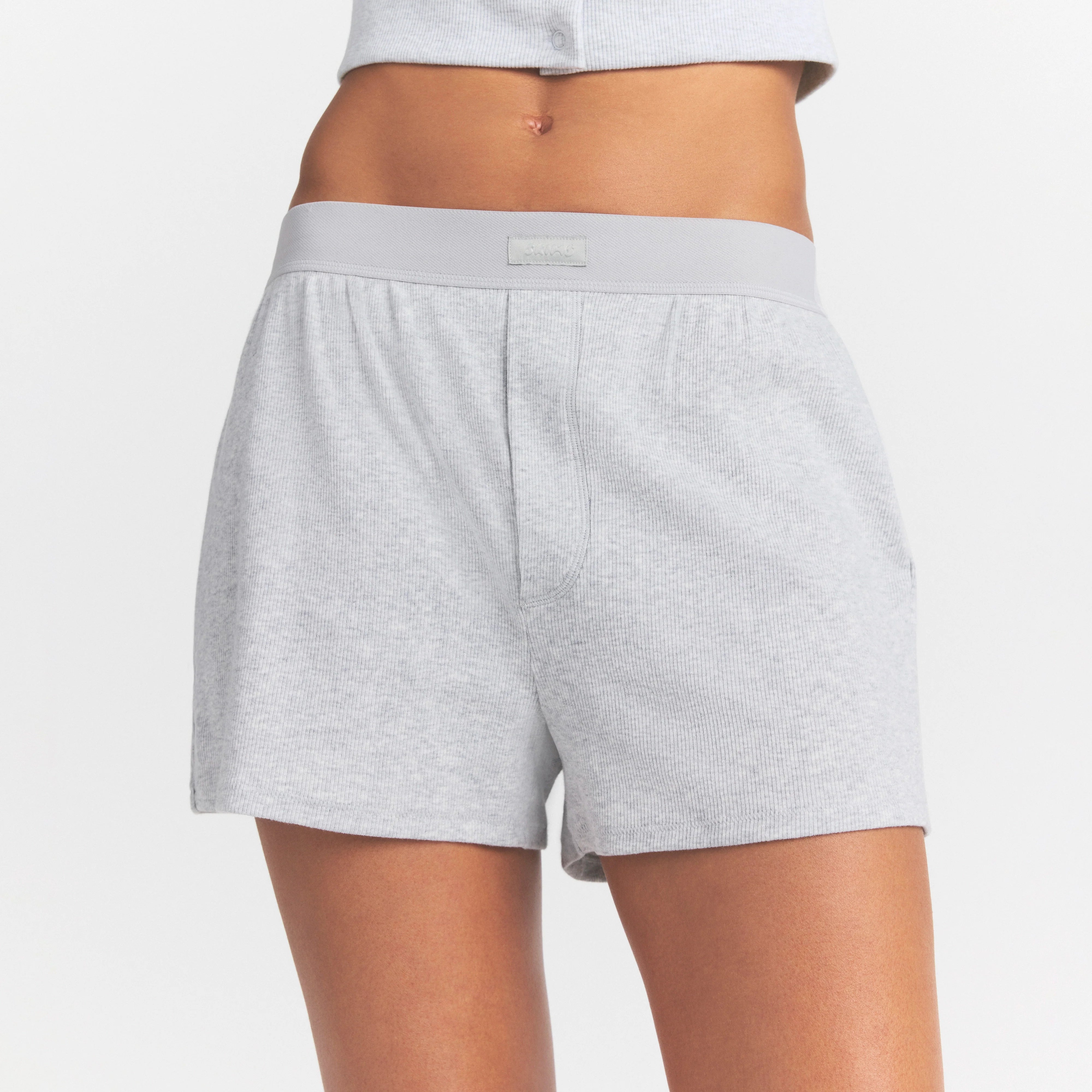 Cotton Rib Loose Boxer