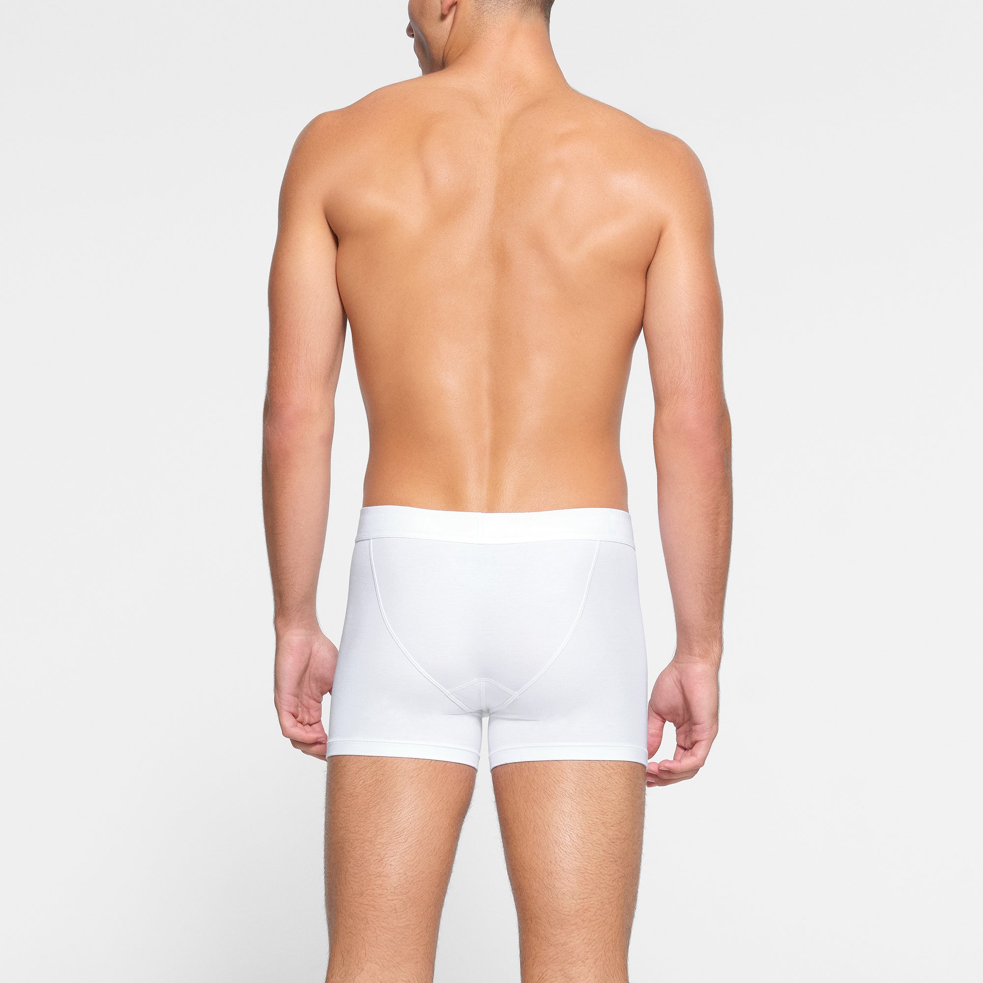 SKIMS COTTON MENS 3" BOXER BRIEF 3-PACK | CHALK