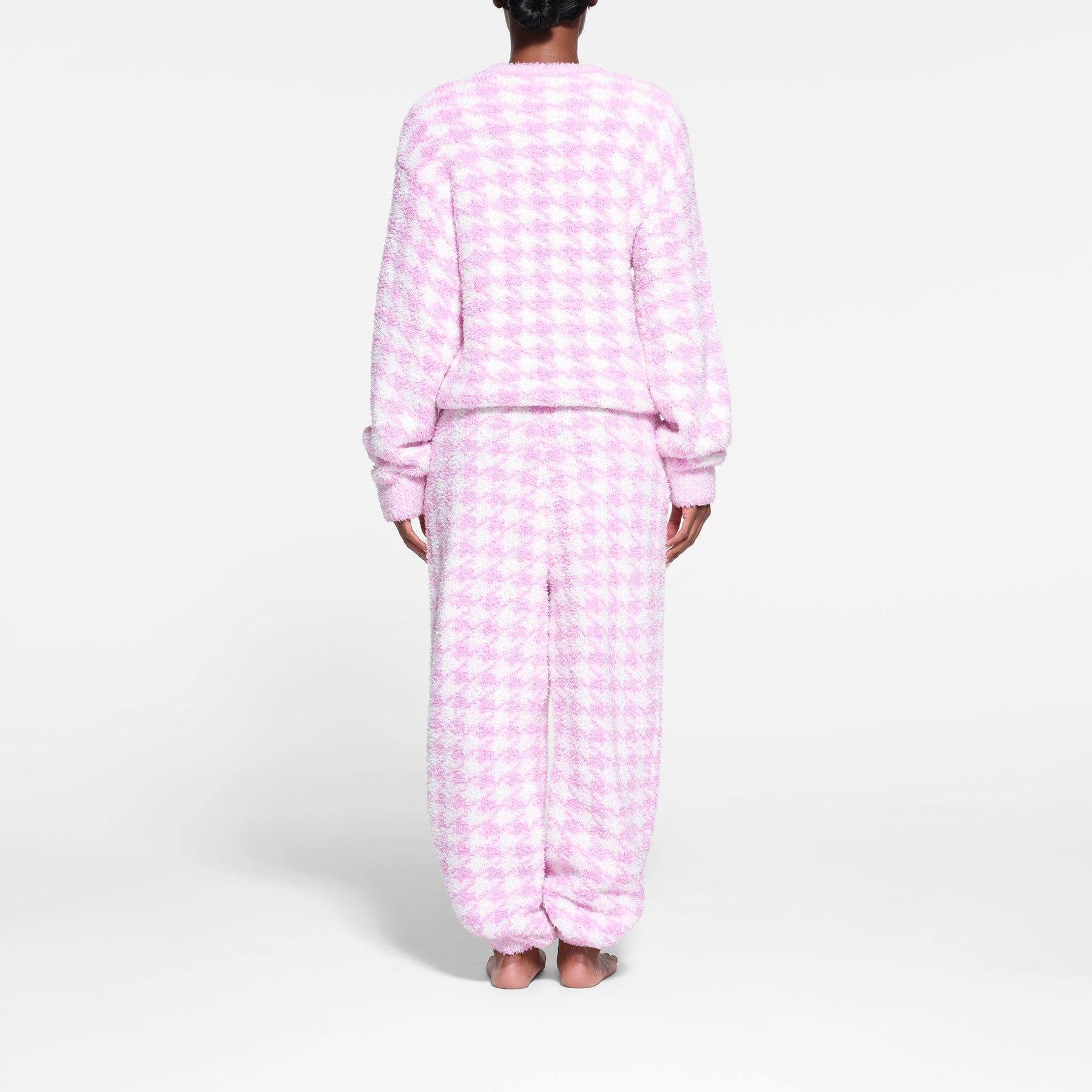 COZY KNIT UNISEX JOGGER | PETAL HOUNDSTOOTH