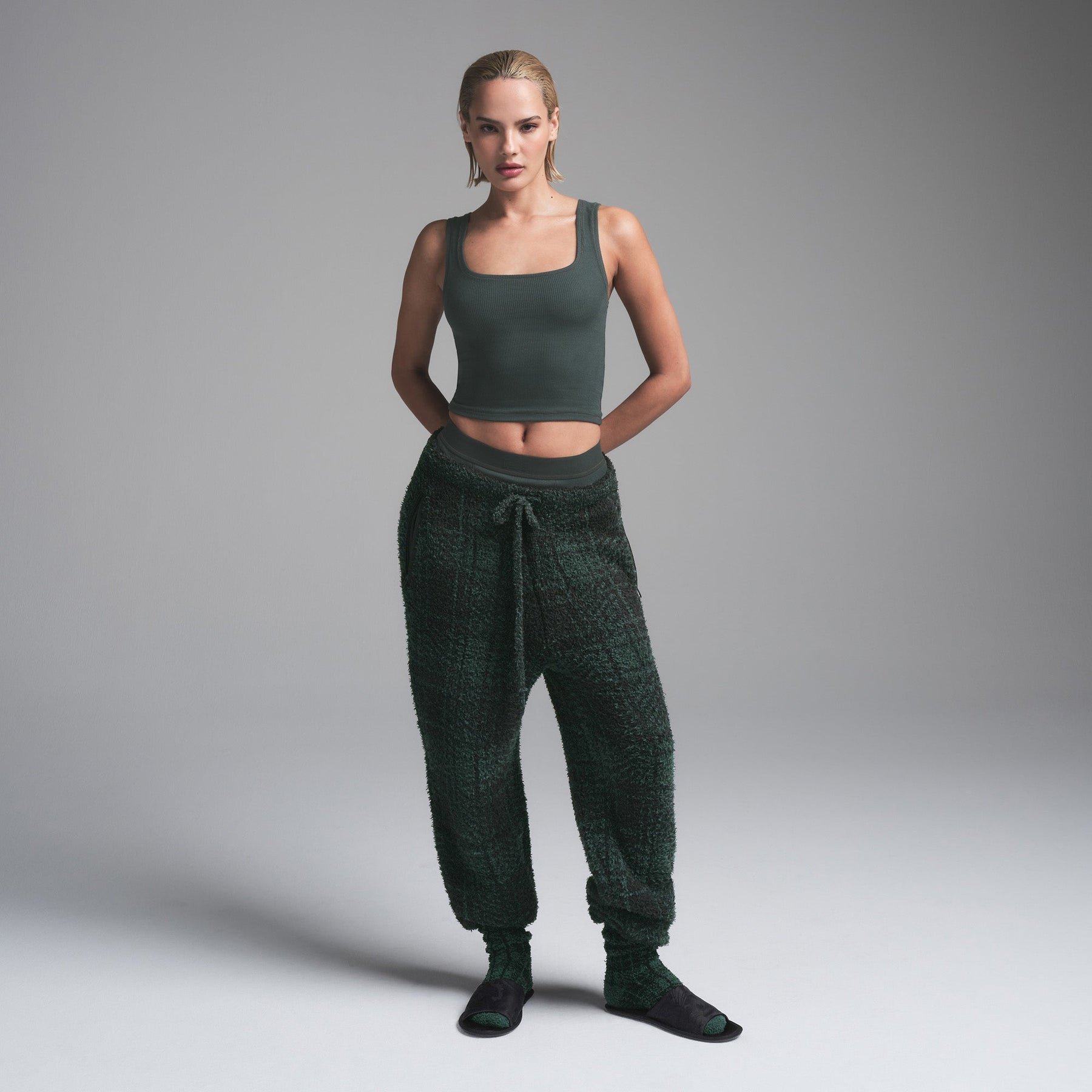 COZY KNIT UNISEX JOGGER | CYPRESS PLAID
