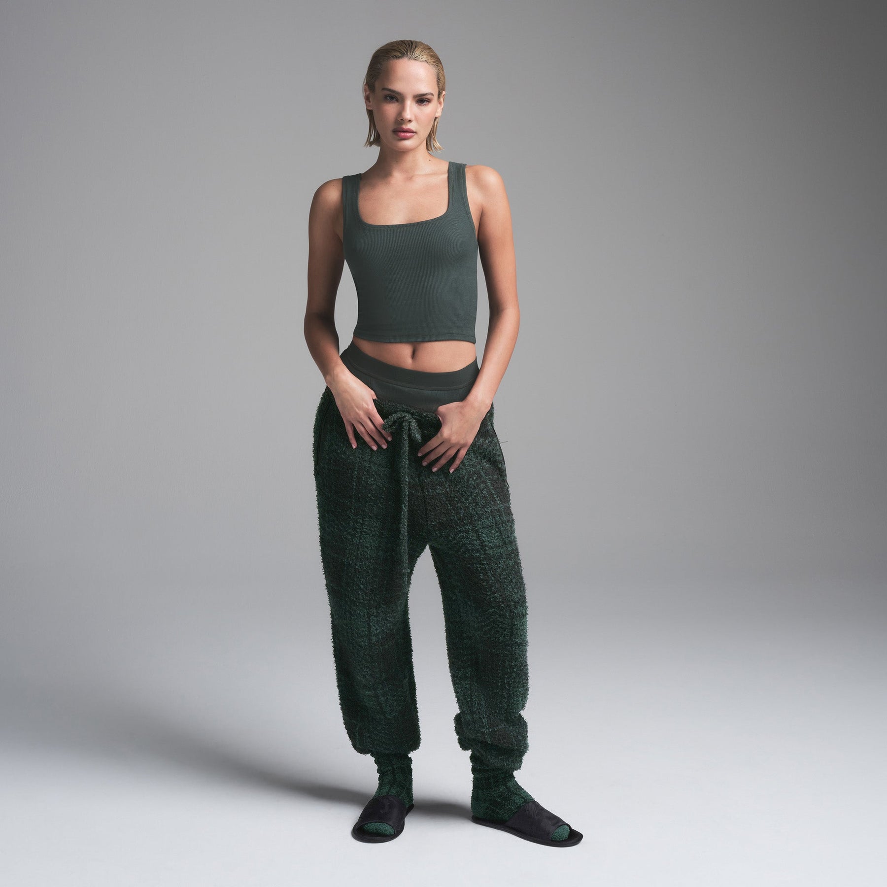COZY KNIT UNISEX JOGGER | CYPRESS PLAID