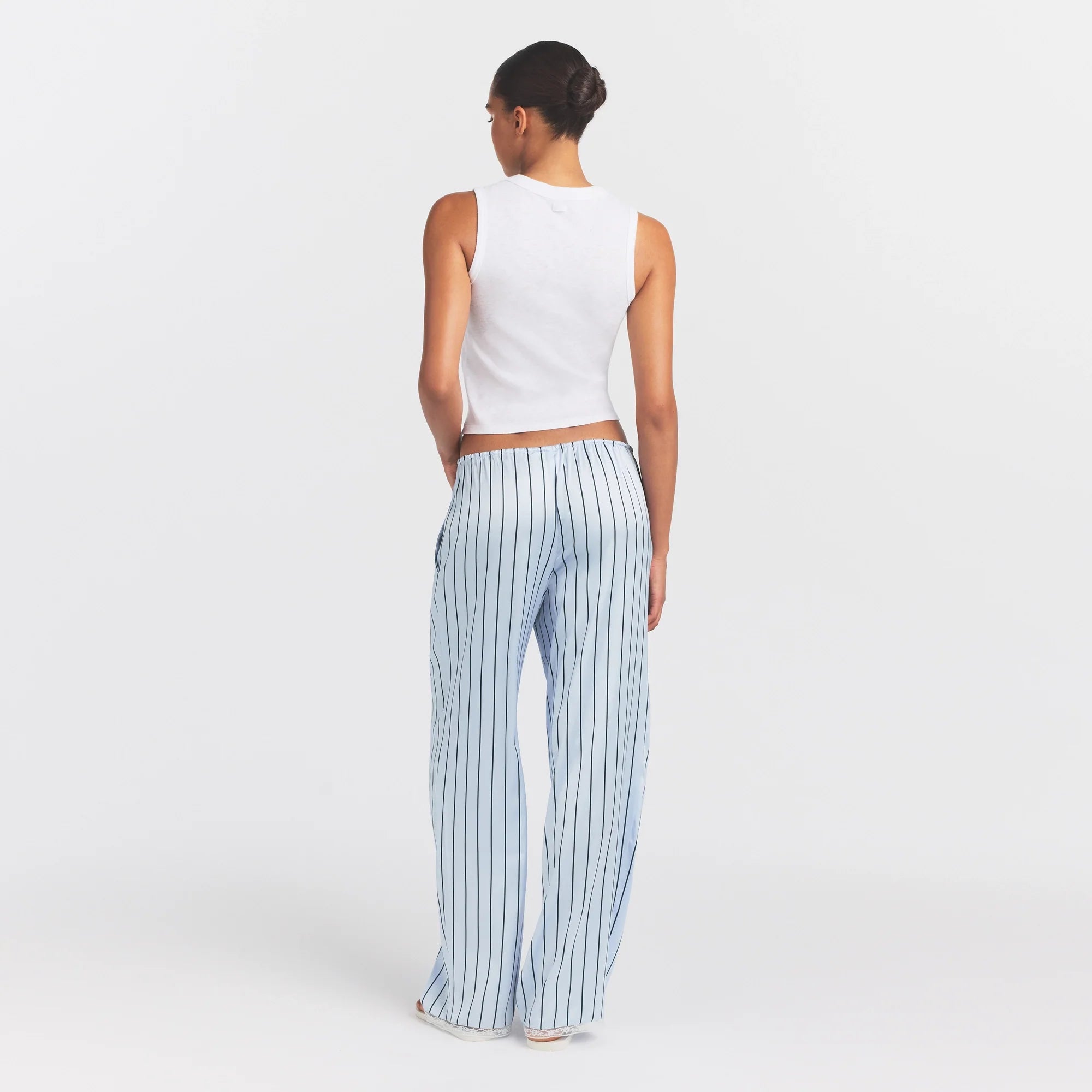 Woven Shine Lace Pant