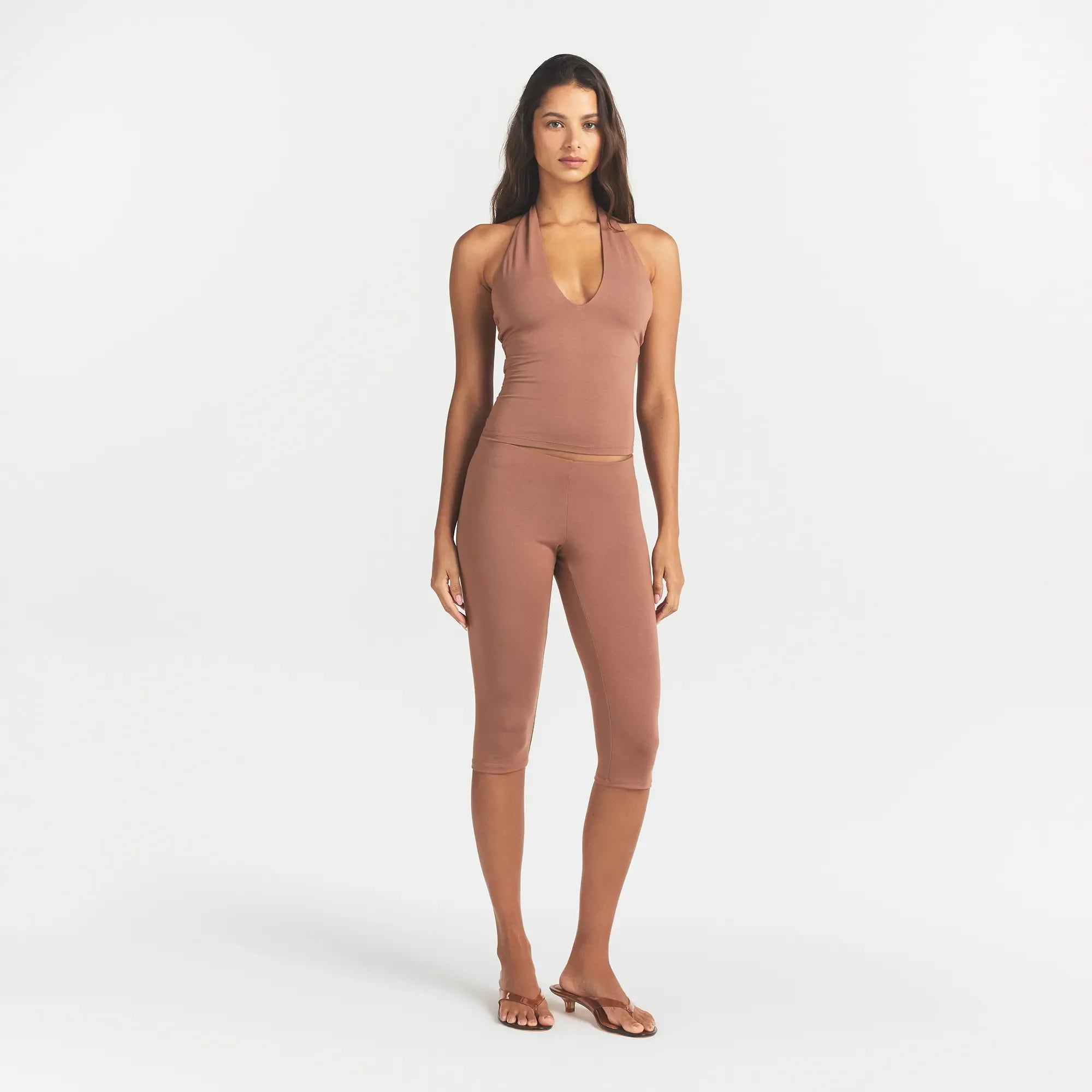 Smooth Layers High-waisted Capri
