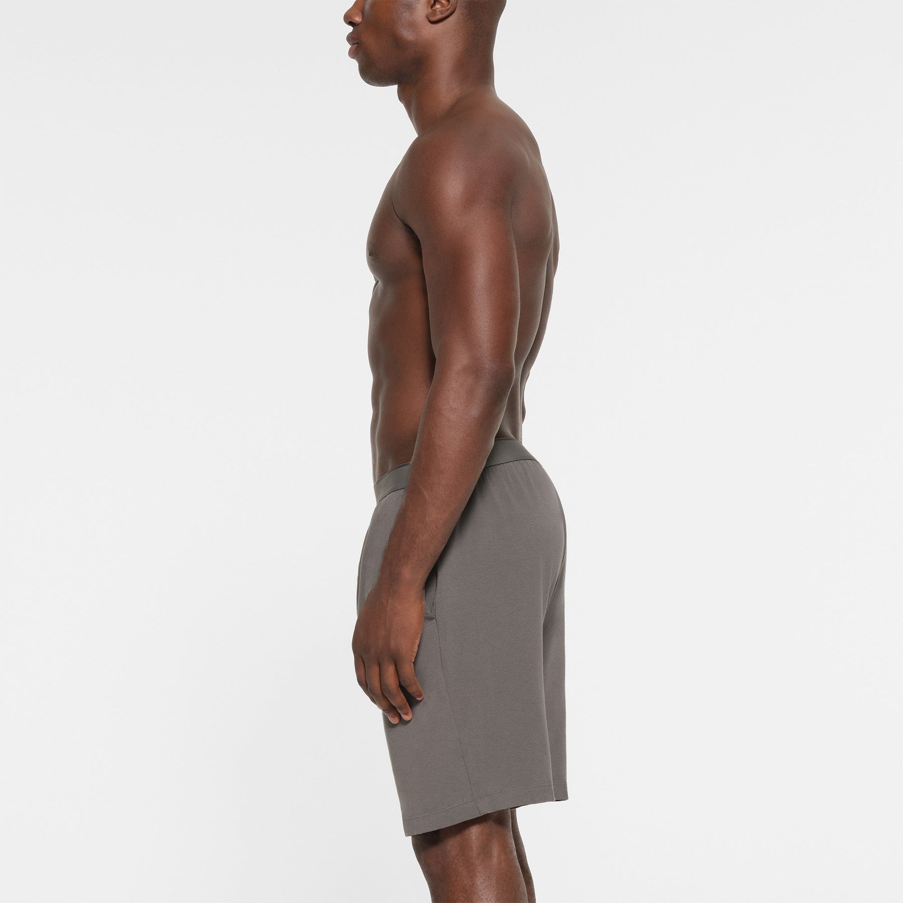 JERSEY SLEEP MENS SHORT | WASHED GUNMETAL