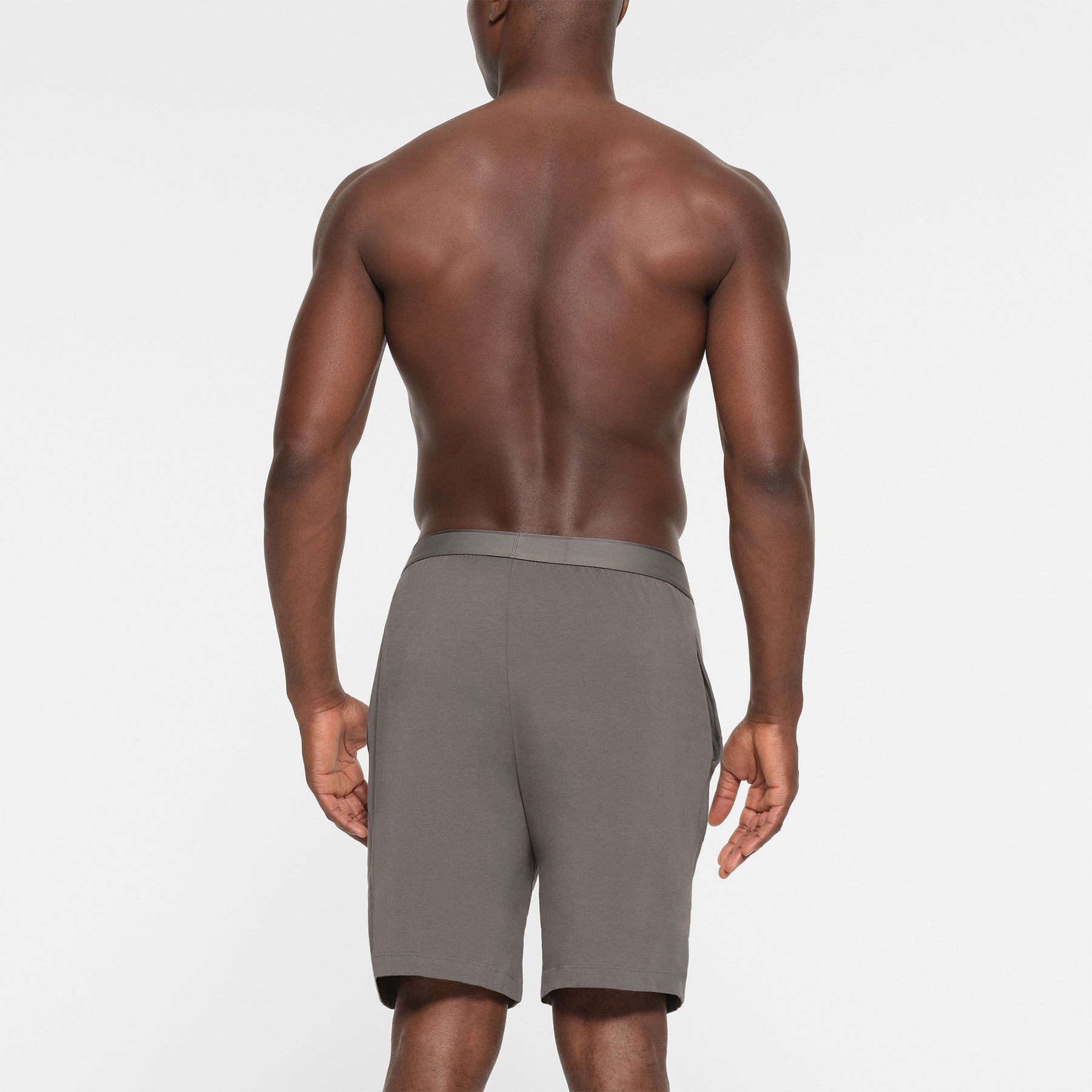 JERSEY SLEEP MENS SHORT | WASHED GUNMETAL