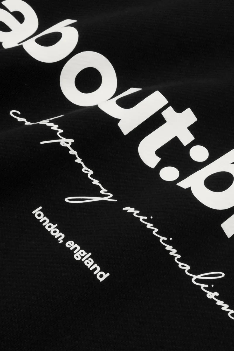 Box hoodie - black